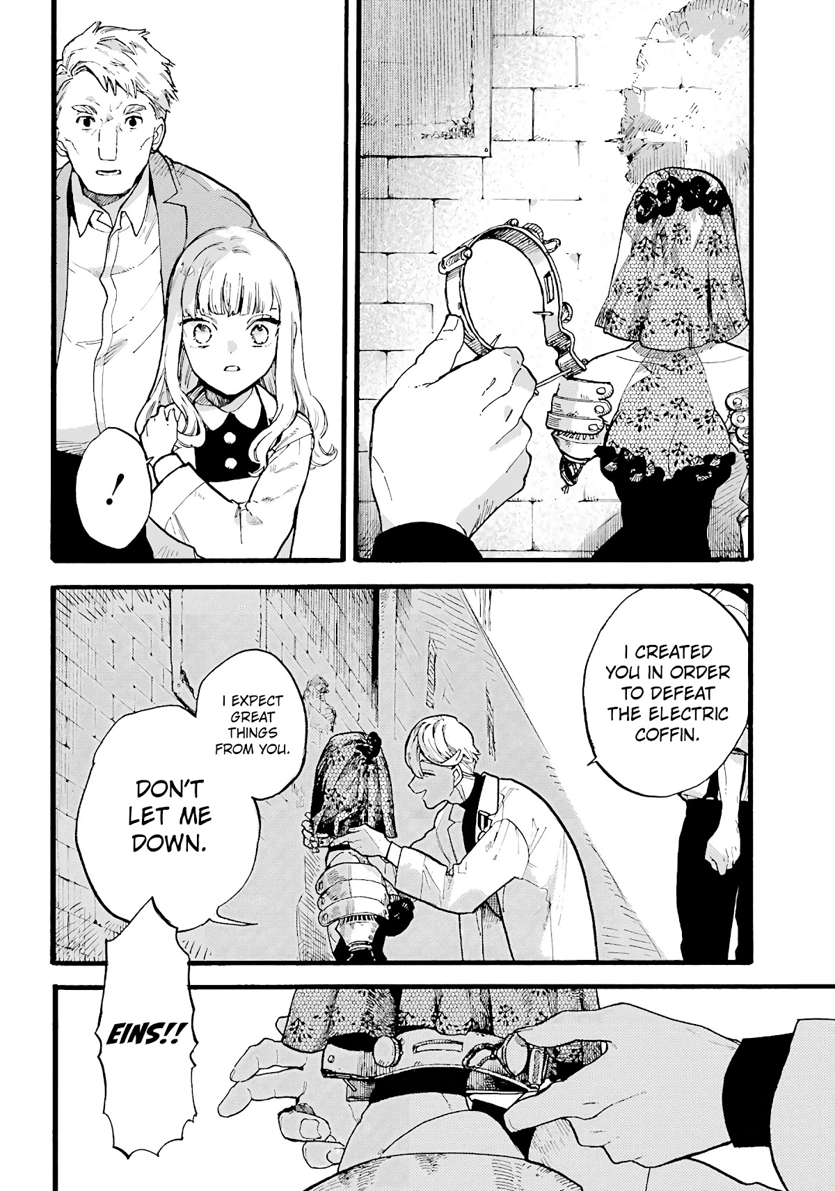 Victoria’s Electric Coffin Chapter 5 page 48 - Chapter 5: The Electric Coffin VS The Corpse Bride (Part 1)