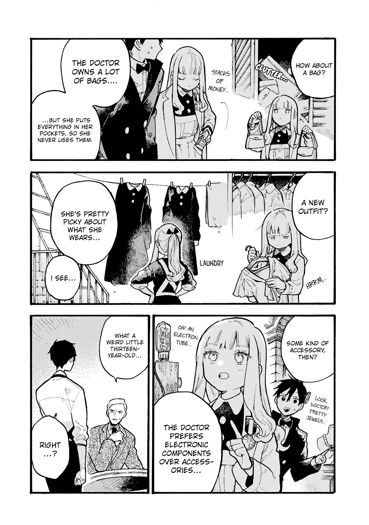 Victoria’s Electric Coffin Chapter 8.5 page 4 - Chapter 8.5: The Electric Coffin's First Part-time Job