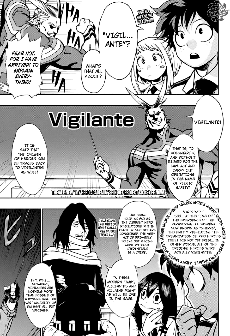 Vigilante: Boku no Hero Academia Illegals Chapter 0 page 1 - Chapter 0: Trailer Marketing