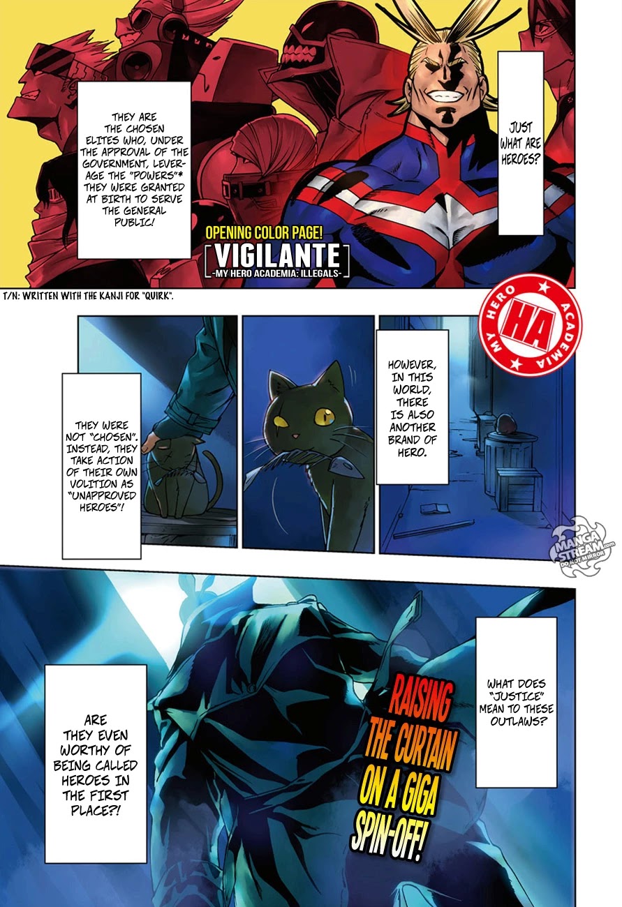 Vigilante: Boku no Hero Academia Illegals Chapter 1 page 2 - Chapter 1: I Am Here