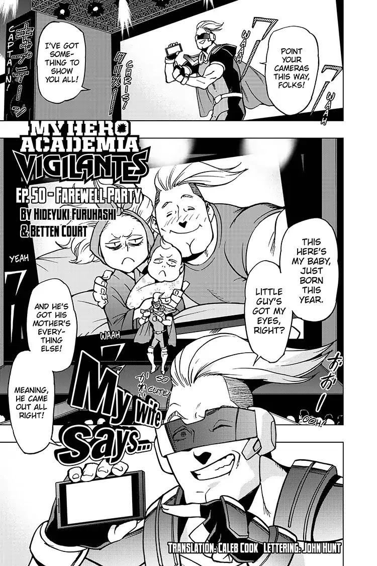 Vigilante: Boku no Hero Academia Illegals Chapter 50 page 1 - Chapter 50: Farewell Party