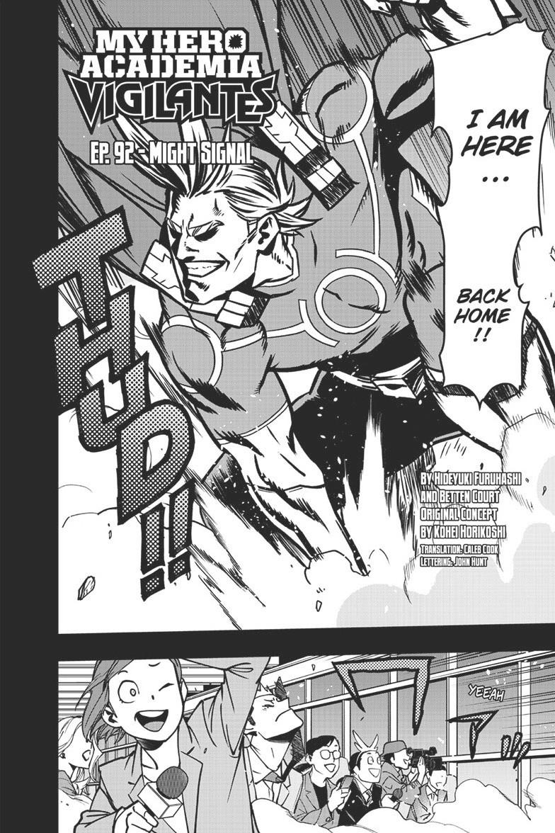 Vigilante: Boku no Hero Academia Illegals Chapter 92 page 2 - Chapter 92