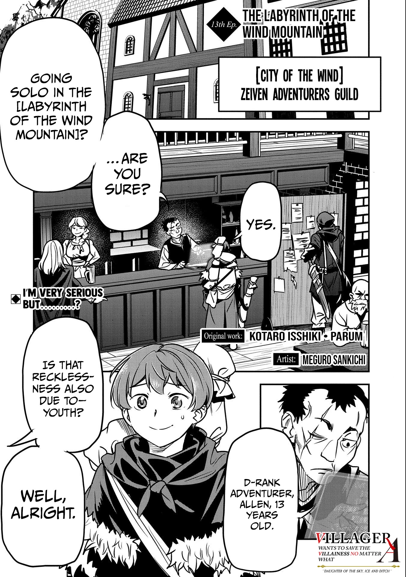 Villager A Wants to Save the Villainess no Matter What! Chapter 13 page 2 - Chapter 13: The Labyrinth of the Wind Mountain