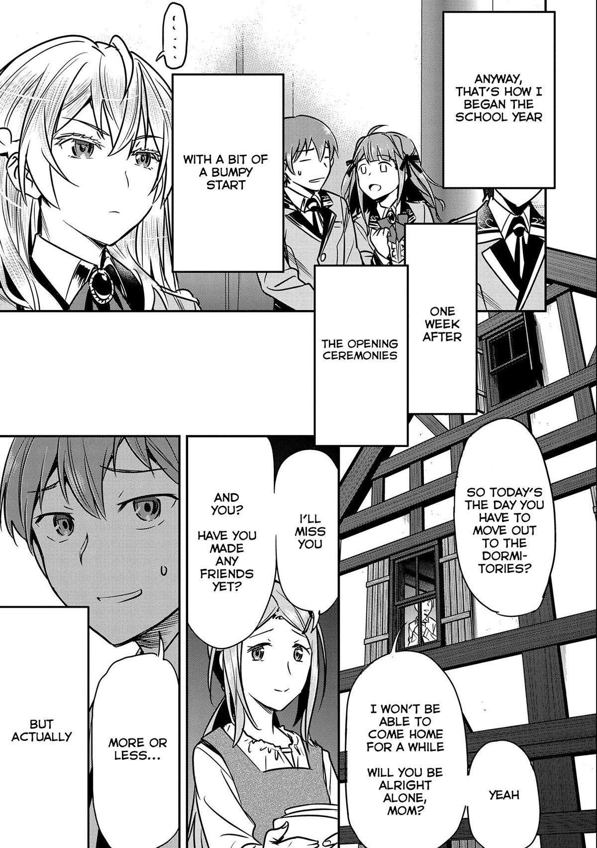 Villager A Wants to Save the Villainess no Matter What! Chapter 16 page 17 - Chapter 16: Starting High School