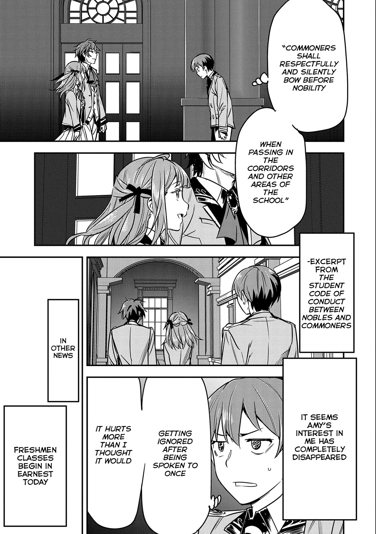 Villager A Wants to Save the Villainess no Matter What! Chapter 16 page 19 - Chapter 16: Starting High School