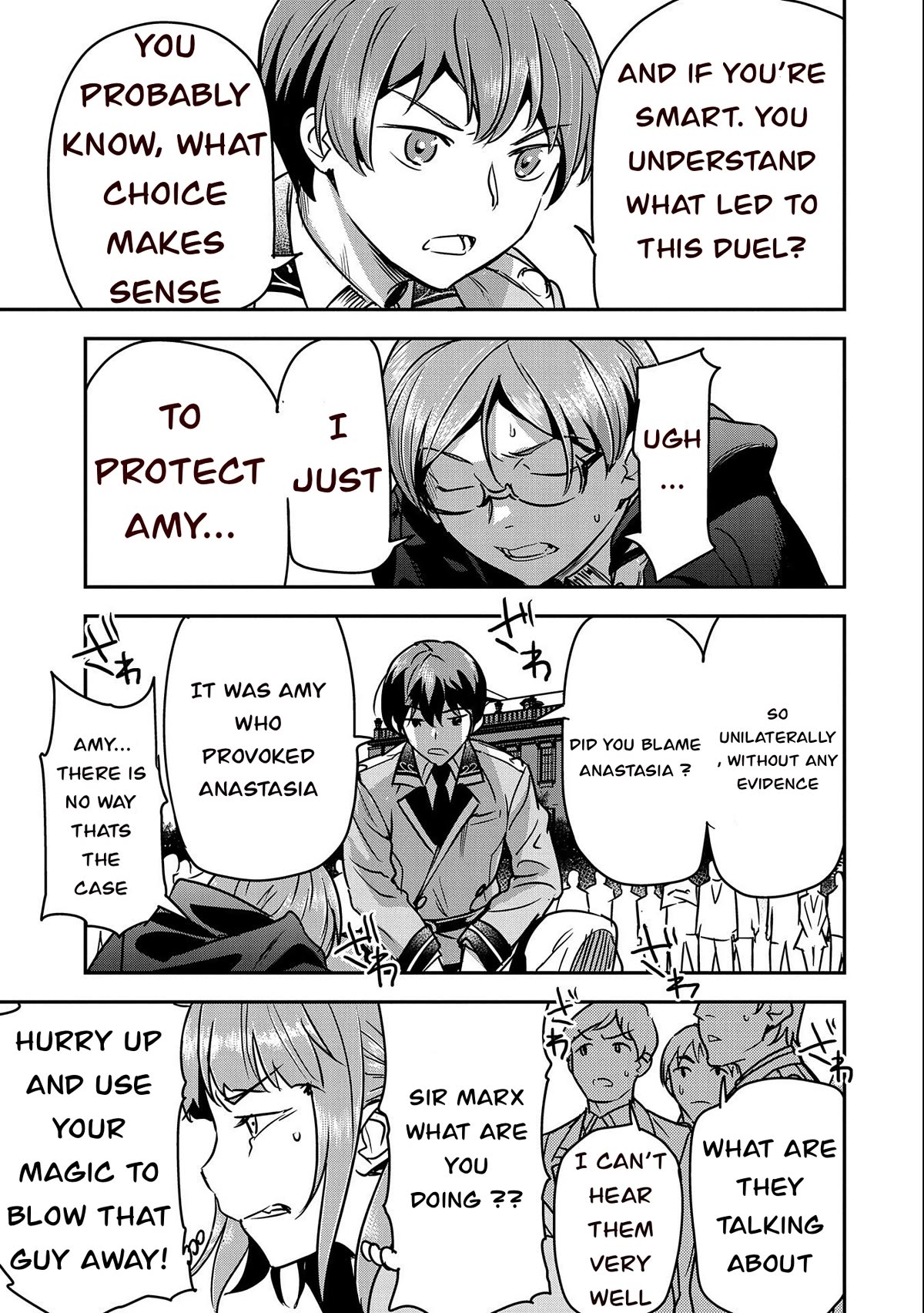 Villager A Wants to Save the Villainess no Matter What! Chapter 22 page 15 - Chapter 22: Allen is in a duel vs 5 opponent's