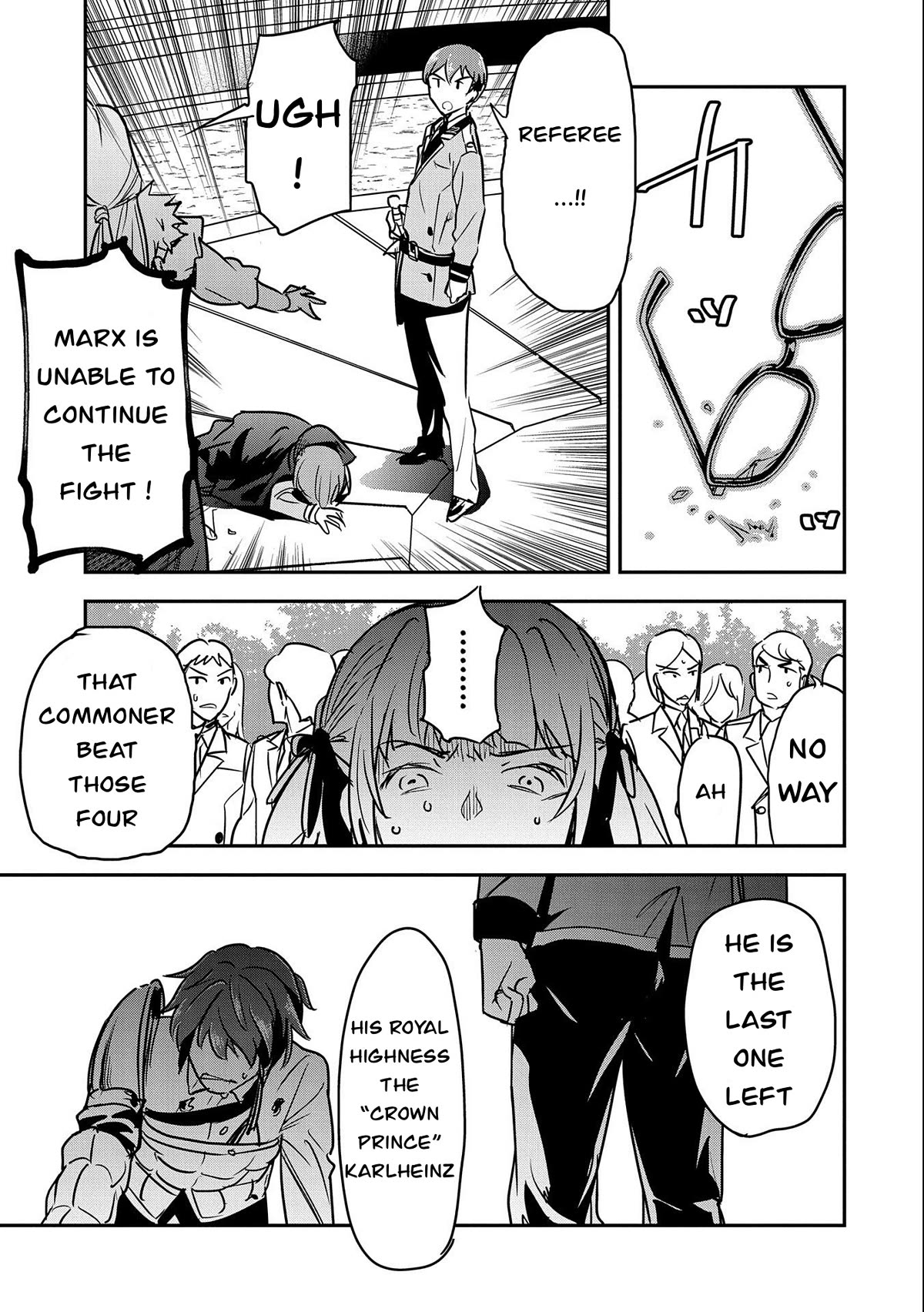 Villager A Wants to Save the Villainess no Matter What! Chapter 22 page 17 - Chapter 22: Allen is in a duel vs 5 opponent's