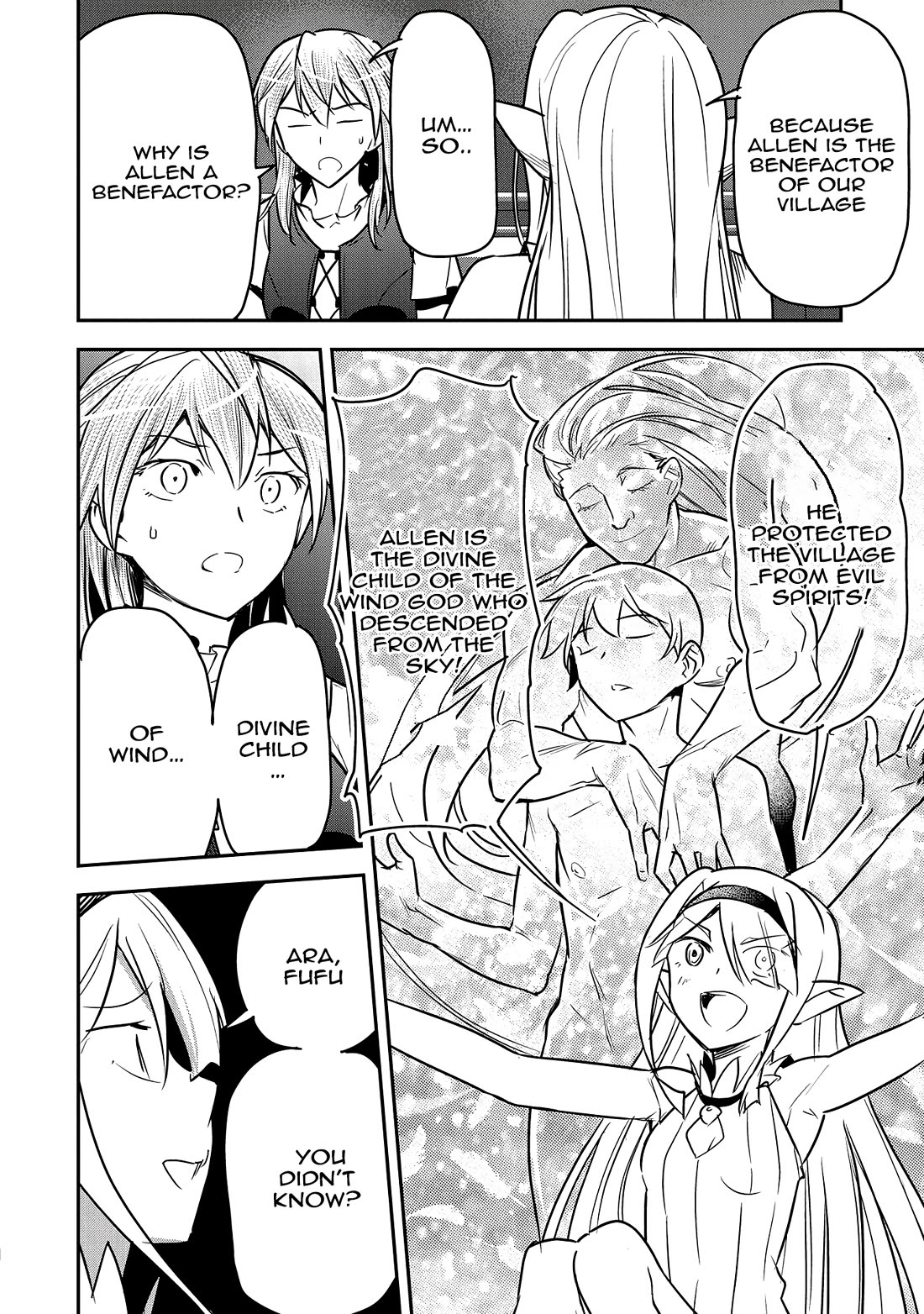 Villager A Wants to Save the Villainess no Matter What! Chapter 28 page 2 - Chapter 28: Divine child of the wind god
