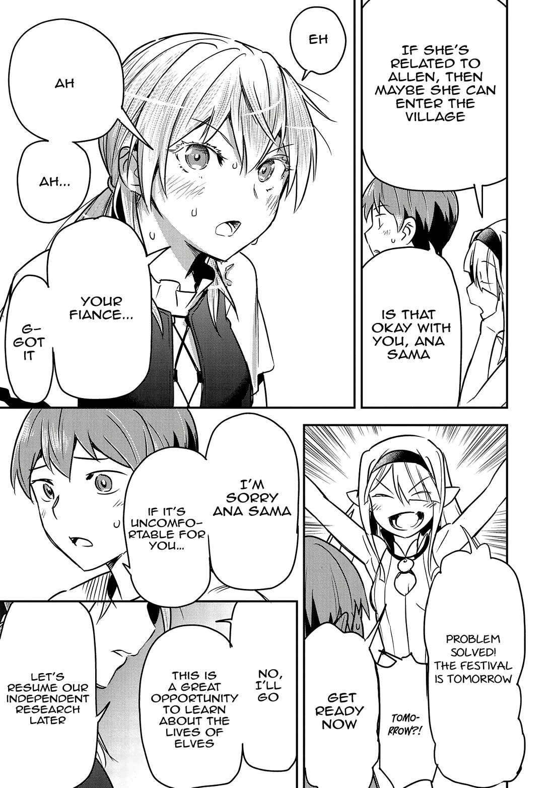 Villager A Wants to Save the Villainess no Matter What! Chapter 28 page 7 - Chapter 28: Divine child of the wind god