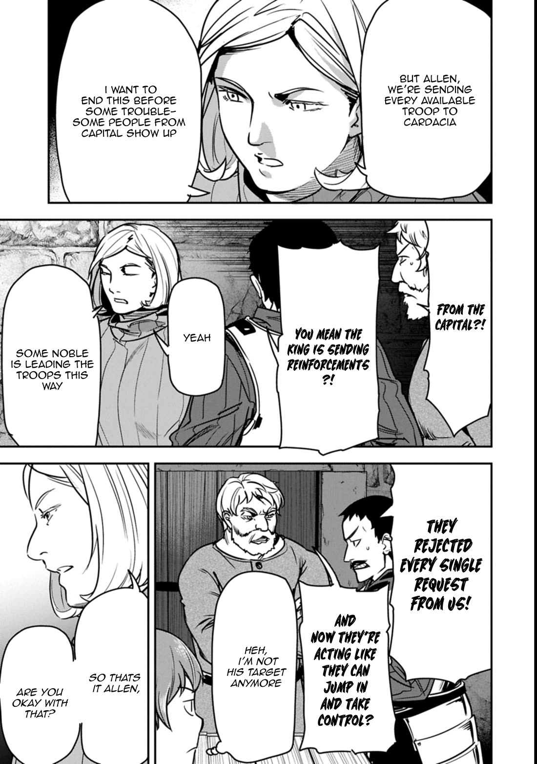Villager A Wants to Save the Villainess no Matter What! Chapter 37.1 page 6 - Chapter 37.1: War Council