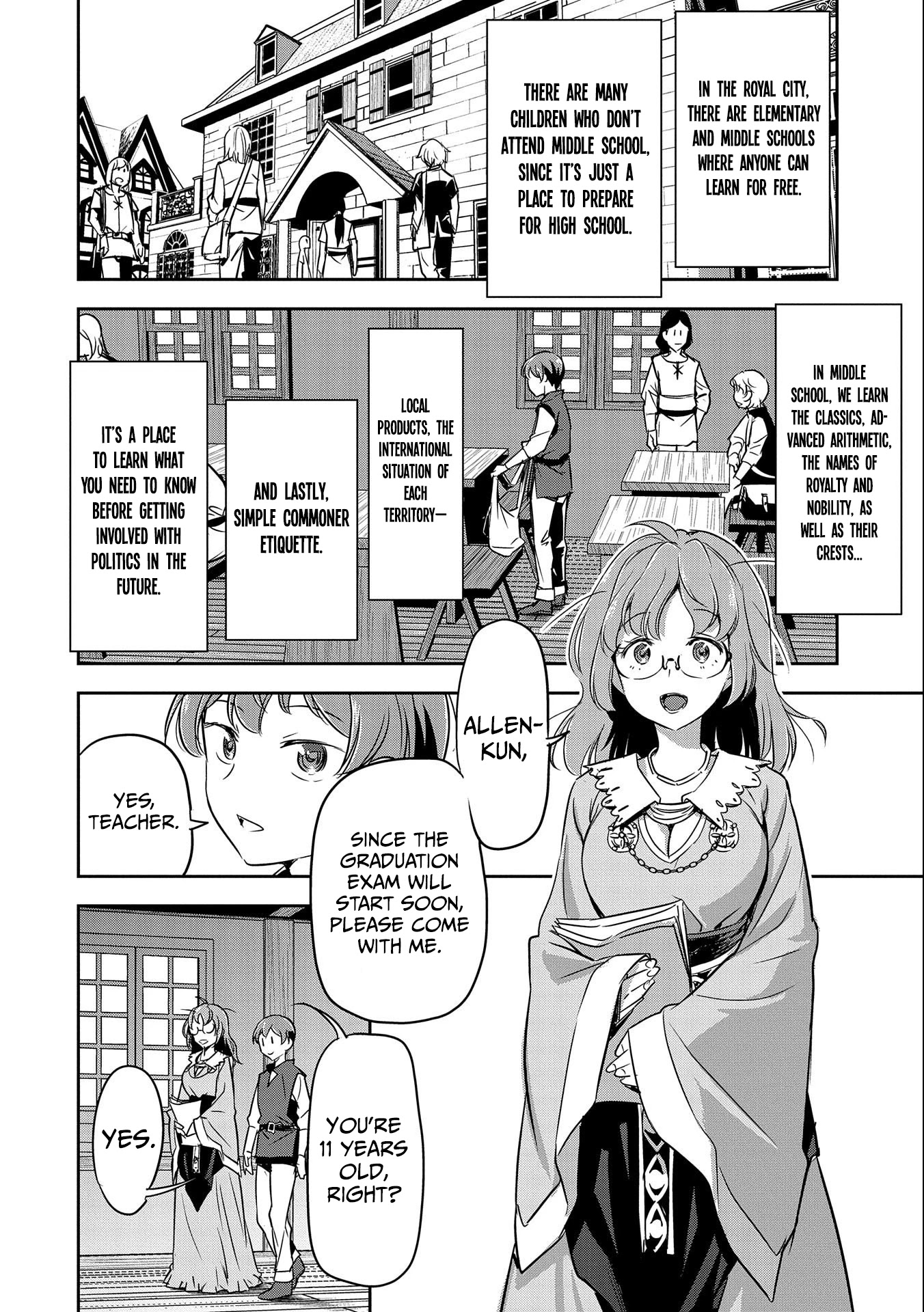 Villager A Wants to Save the Villainess no Matter What! Chapter 4 page 11 - Chapter 4: Graduation