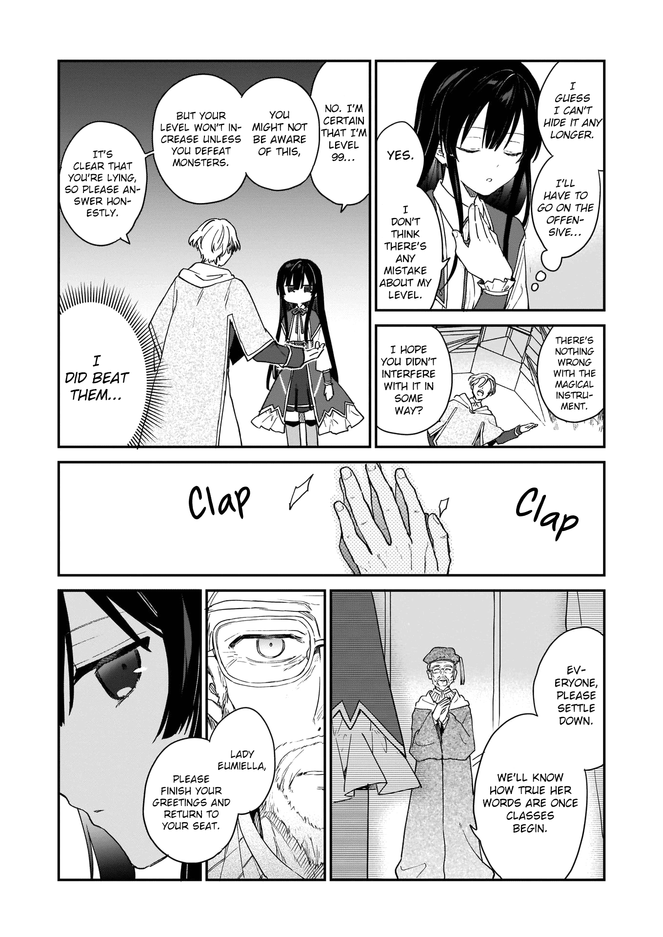 Villainess Level 99 ~I may be the Hidden Boss but I'm not the Demon Lord~ Chapter 1 page 3 - Chapter 1