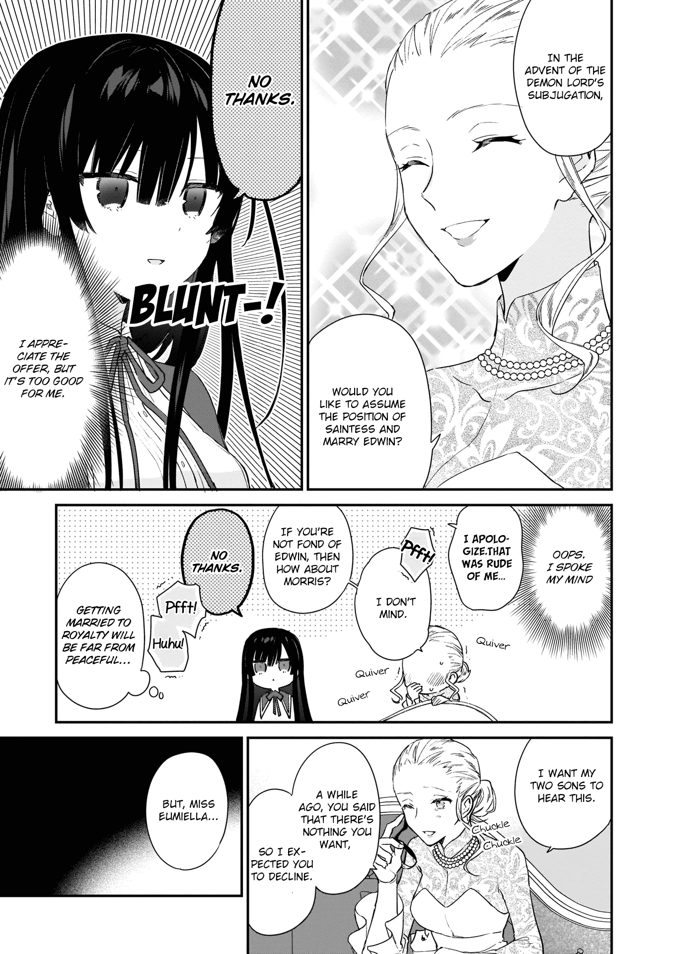 Villainess Level 99 ~I may be the Hidden Boss but I'm not the Demon Lord~ Chapter 3 page 11 - Chapter 3