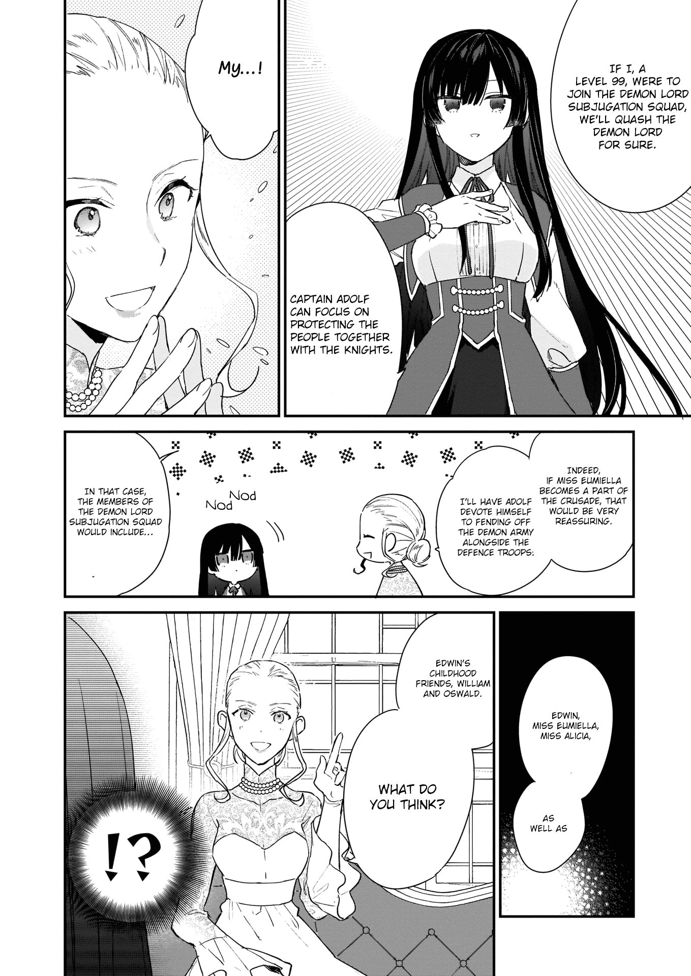 Villainess Level 99 ~I may be the Hidden Boss but I'm not the Demon Lord~ Chapter 3 page 8 - Chapter 3