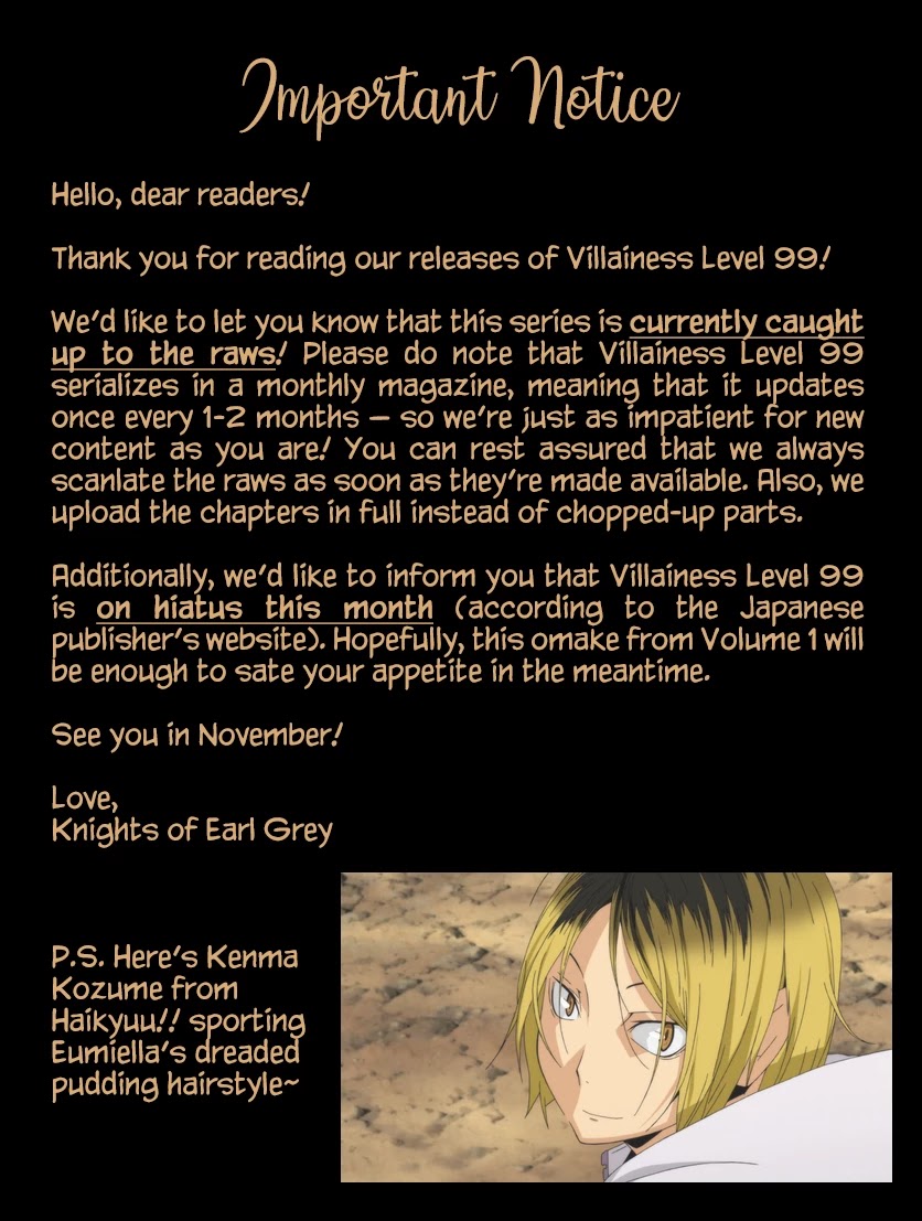Villainess Level 99 ~I may be the Hidden Boss but I'm not the Demon Lord~ Chapter 5.5 page 8 - Chapter 5.5: Extra