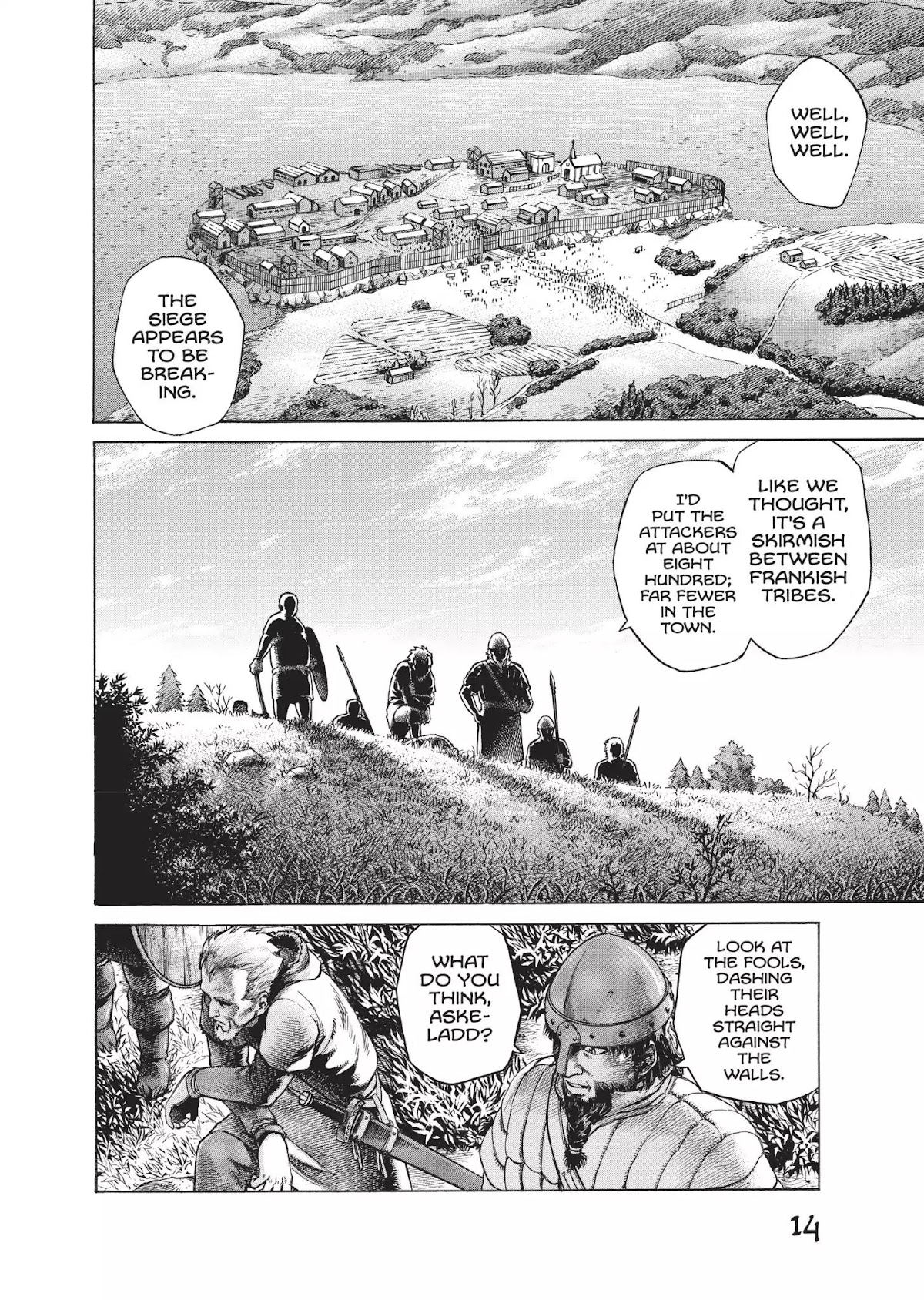 Vinland Saga manga, chapter 1, page 14 of 88
