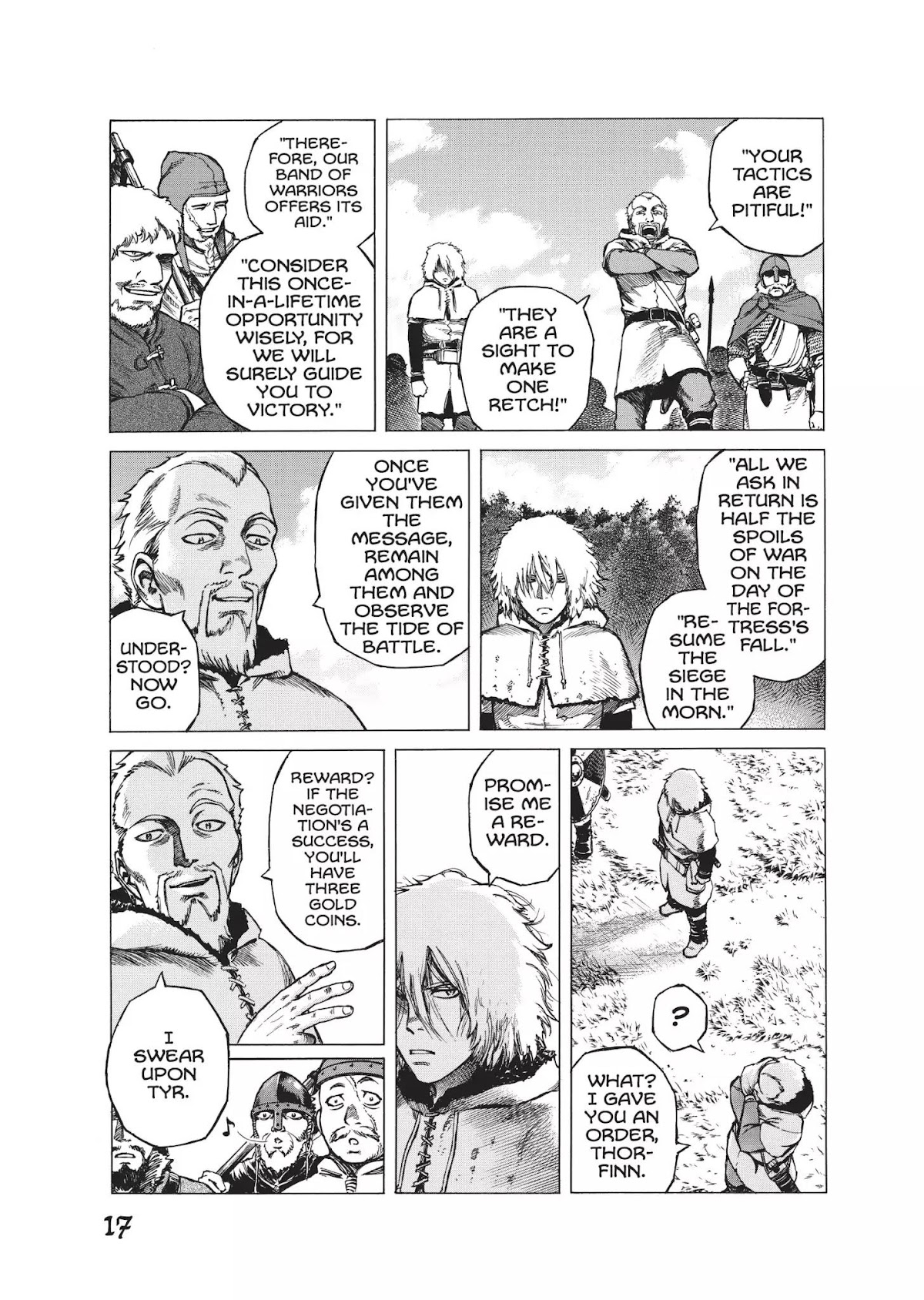 Vinland Saga manga, chapter 1, page 17 of 88