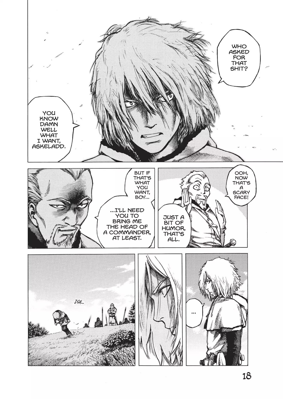 Vinland Saga manga, chapter 1, page 18 of 88