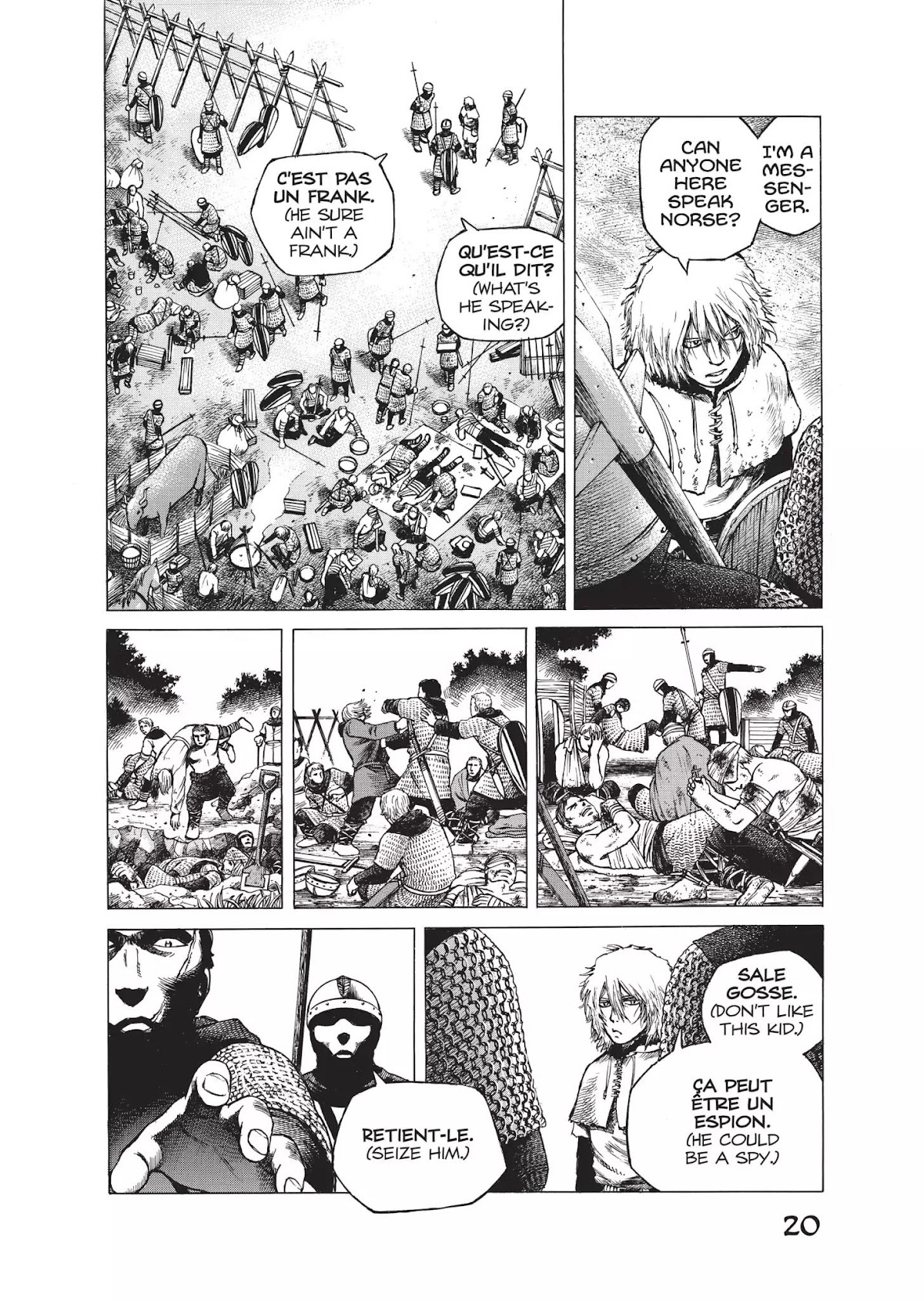 Vinland Saga manga, chapter 1, page 20 of 88