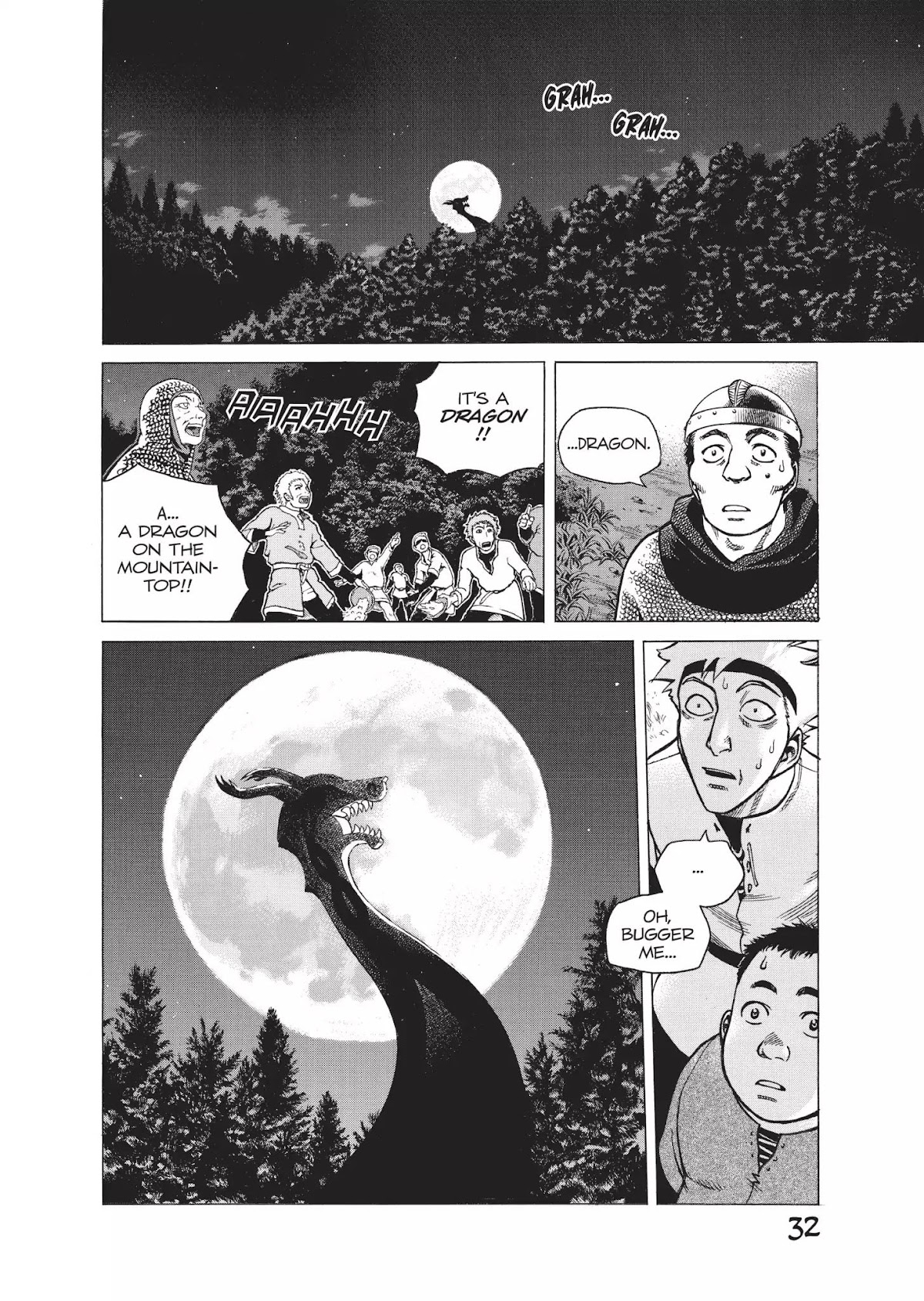 Vinland Saga manga, chapter 1, page 32 of 88