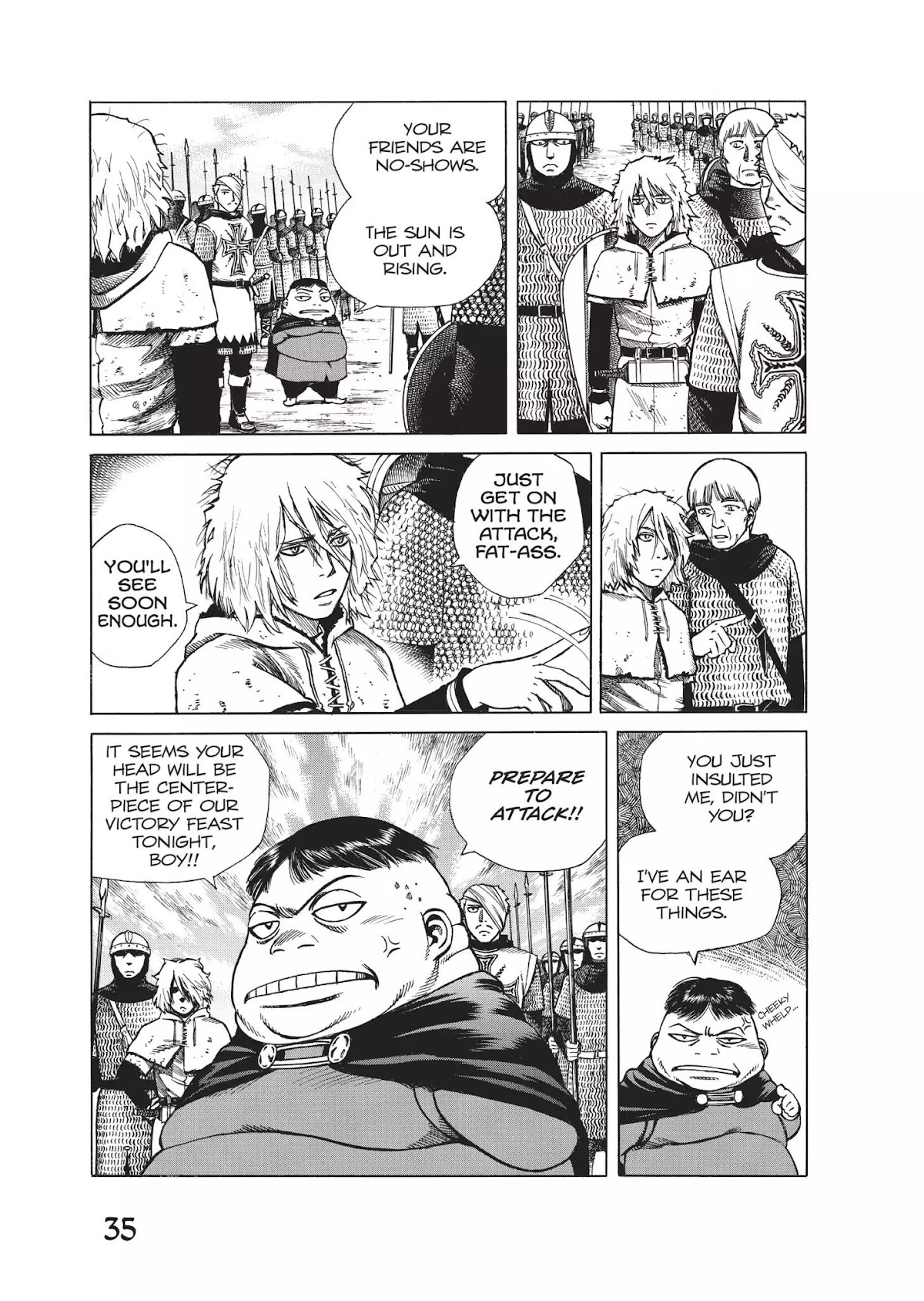 Vinland Saga manga, chapter 1, page 35 of 88