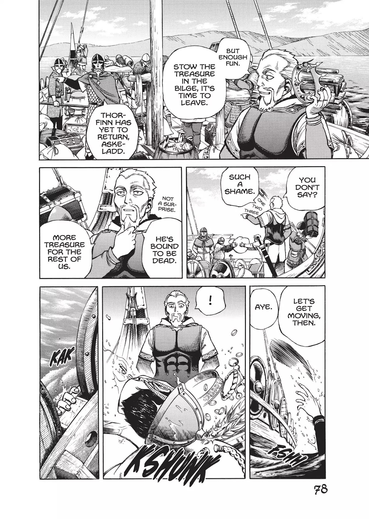 Vinland Saga manga, chapter 1, page 77 of 88