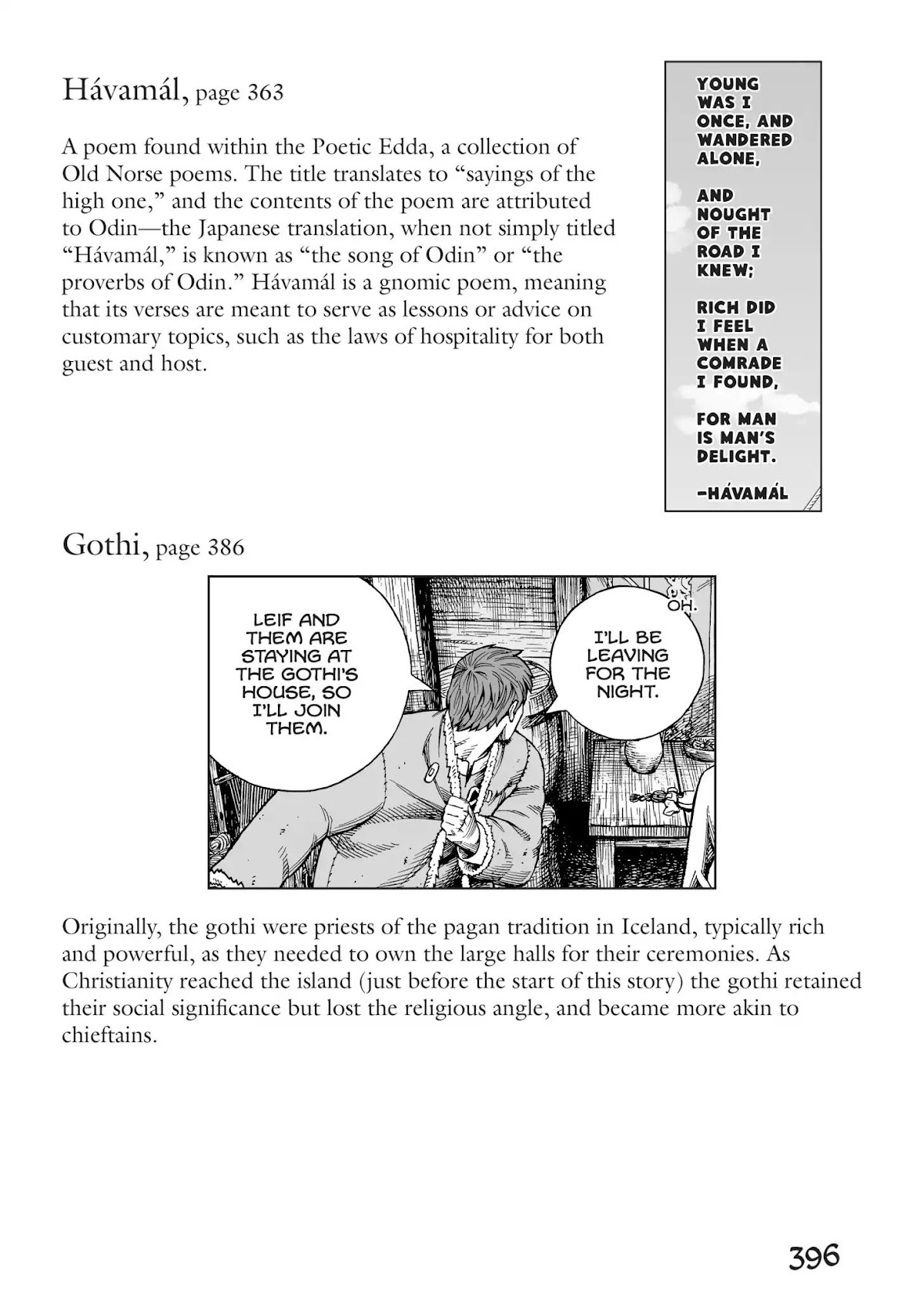 Vinland Saga Chapter 100.5 page 2 - Vol.7 Translation Notes