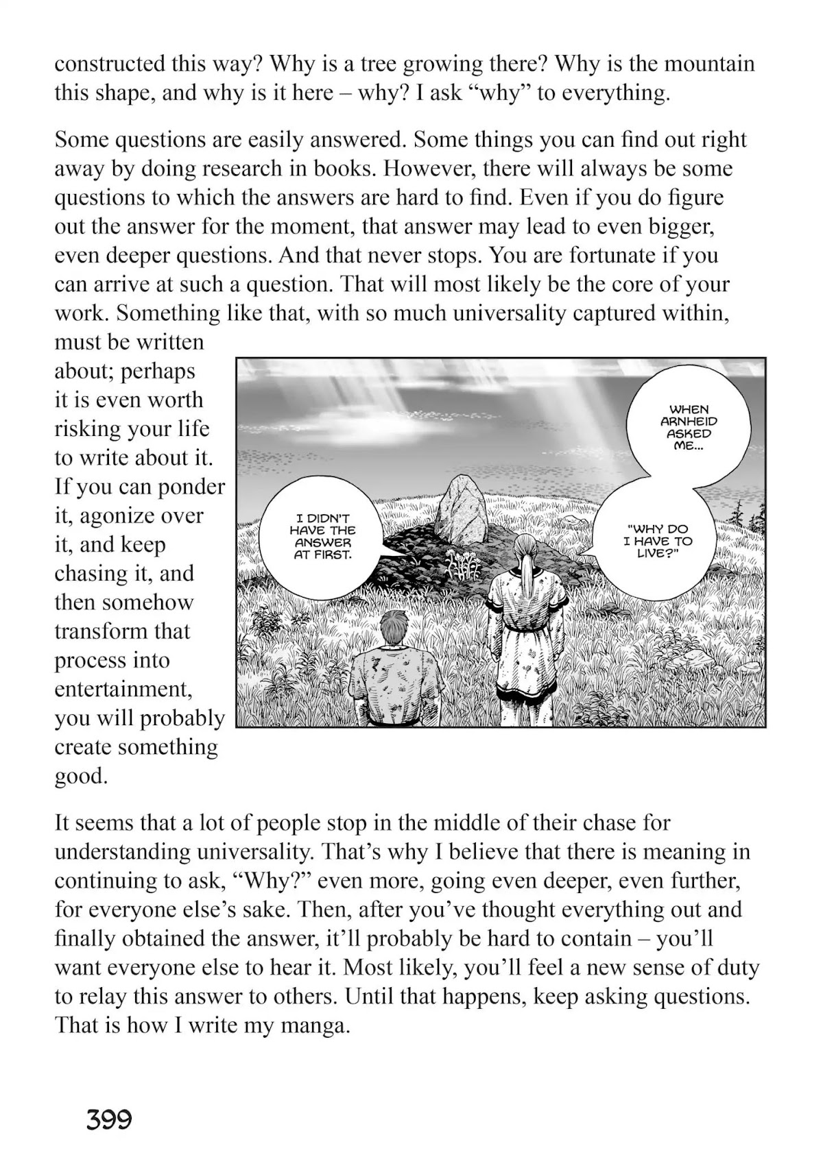Vinland Saga Chapter 100.6 page 3 - Vol.7 Ask Yukimura