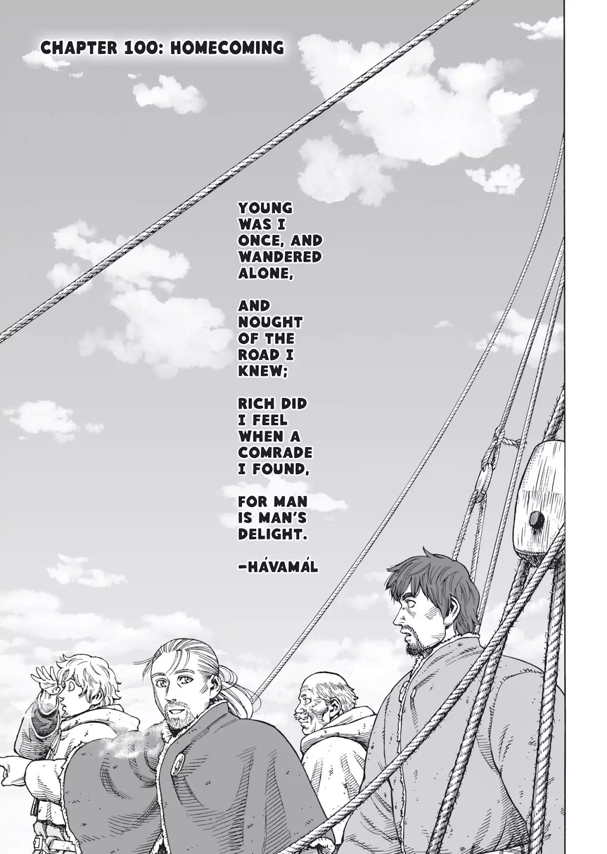 Vinland Saga Chapter 100 page 1 - Chapter 100: Homecoming