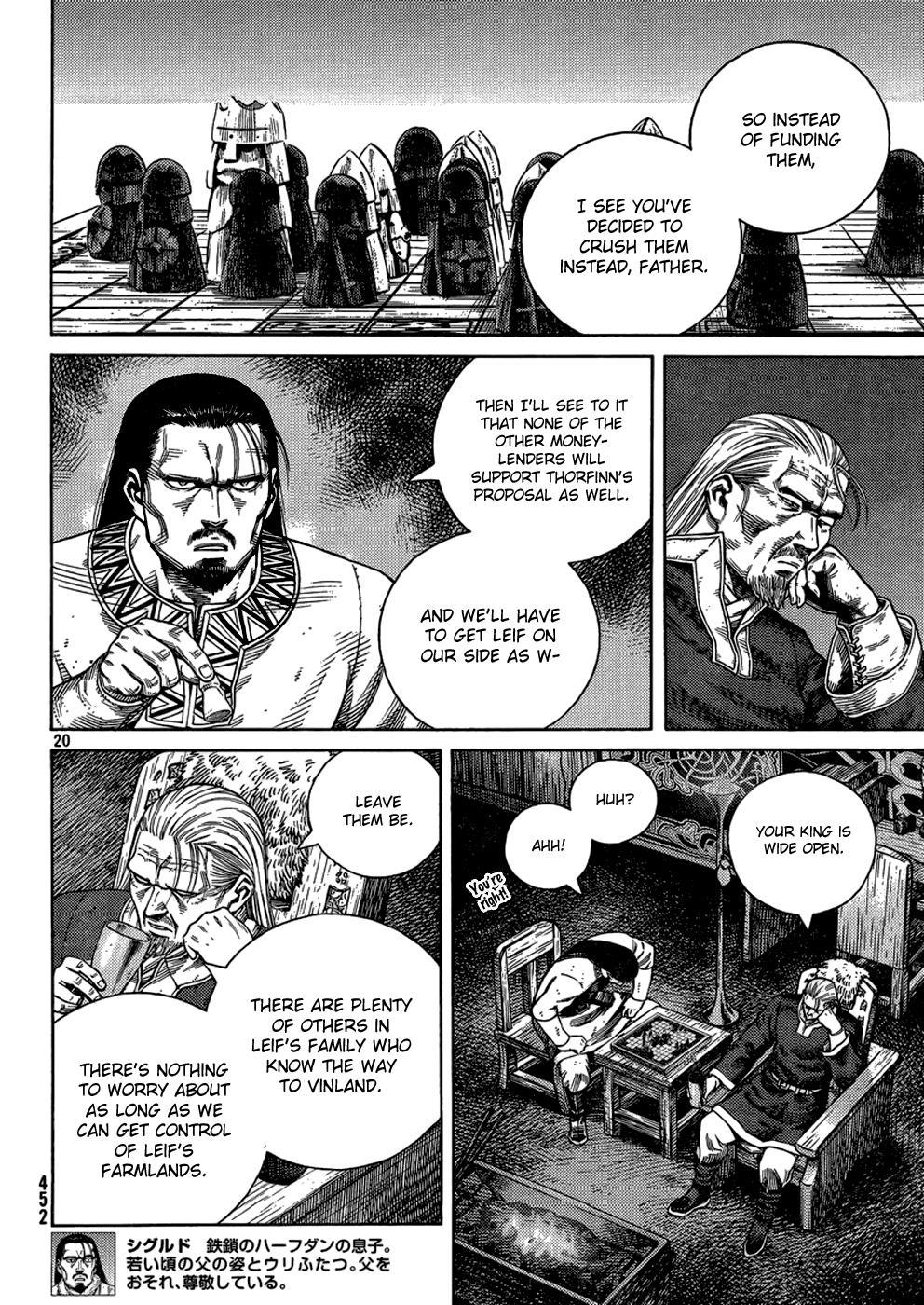 Vinland Saga Chapter 105 page 20 - Chapter 105 : The Fettered Tern (005)