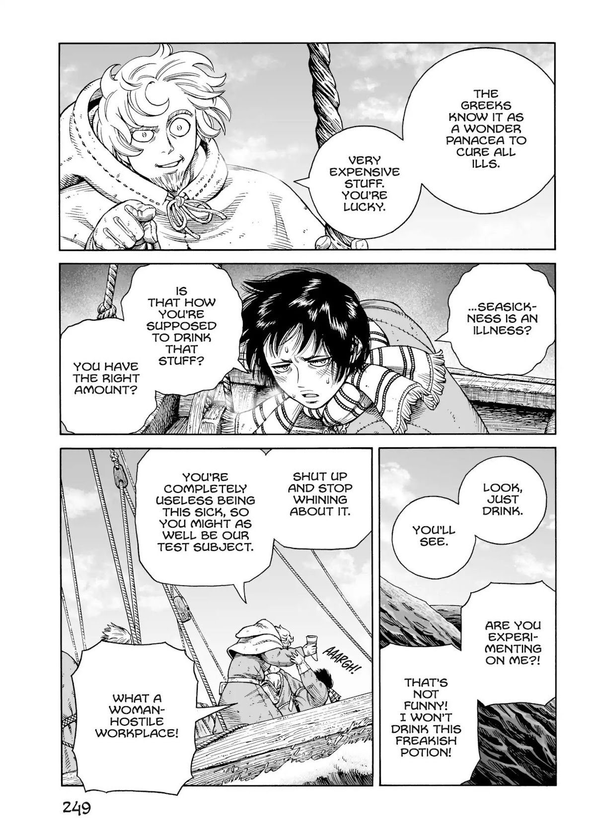 Vinland Saga Chapter 110 page 9 - Chapter 110: Crossing the North Sea