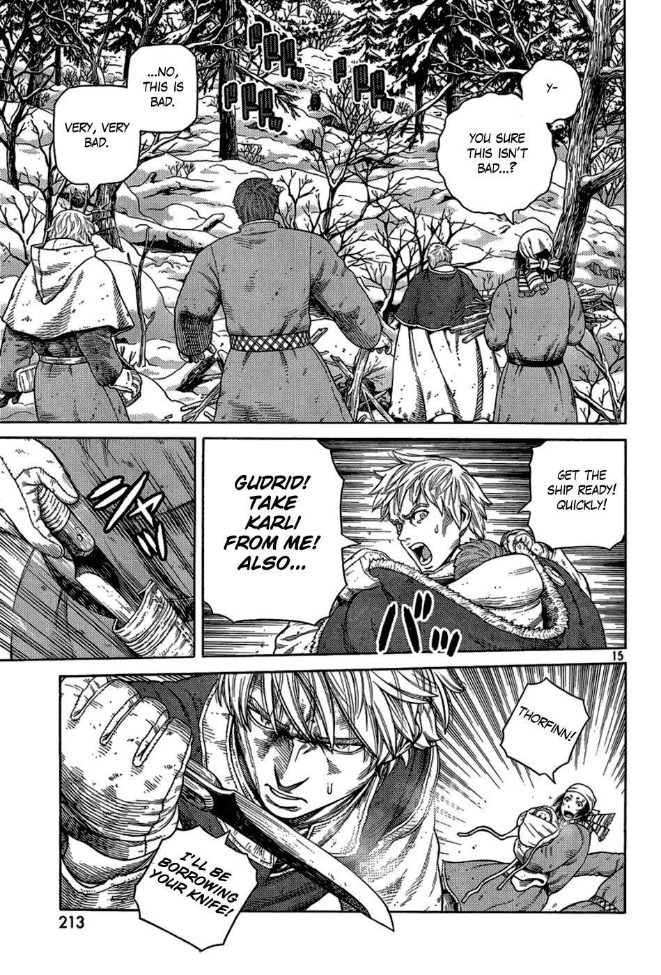 Vinland Saga Chapter 114 page 15 - Chapter 114 : The Hunter and the Hunted (001)