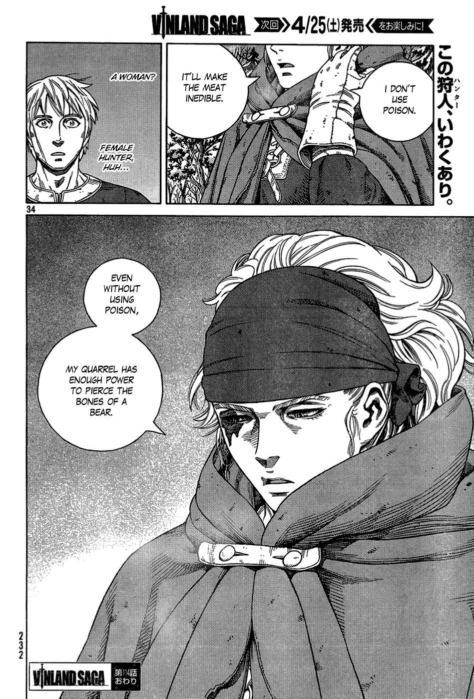 Vinland Saga Chapter 114 page 34 - Chapter 114 : The Hunter and the Hunted (001)
