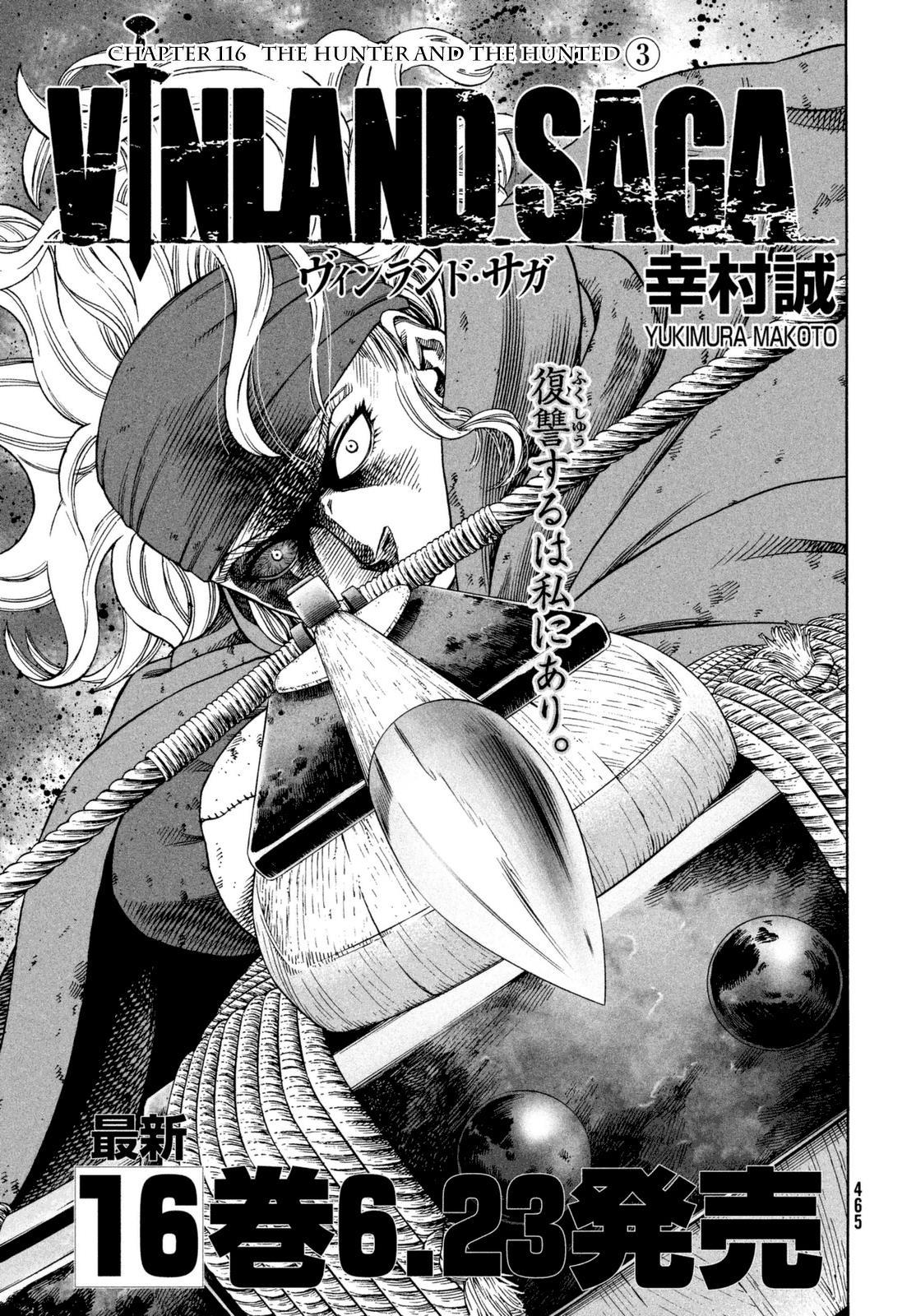 Vinland Saga Chapter 116 page 1 - Chapter 116 : The Hunter and the Hunted (003)