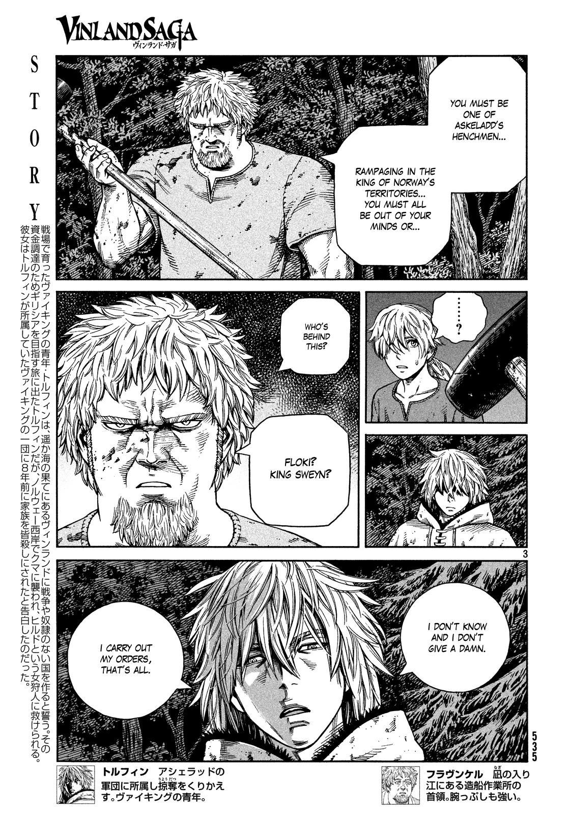 Vinland Saga Chapter 119 page 3 - Chapter 119 : The Hunter and The Hunted (006)