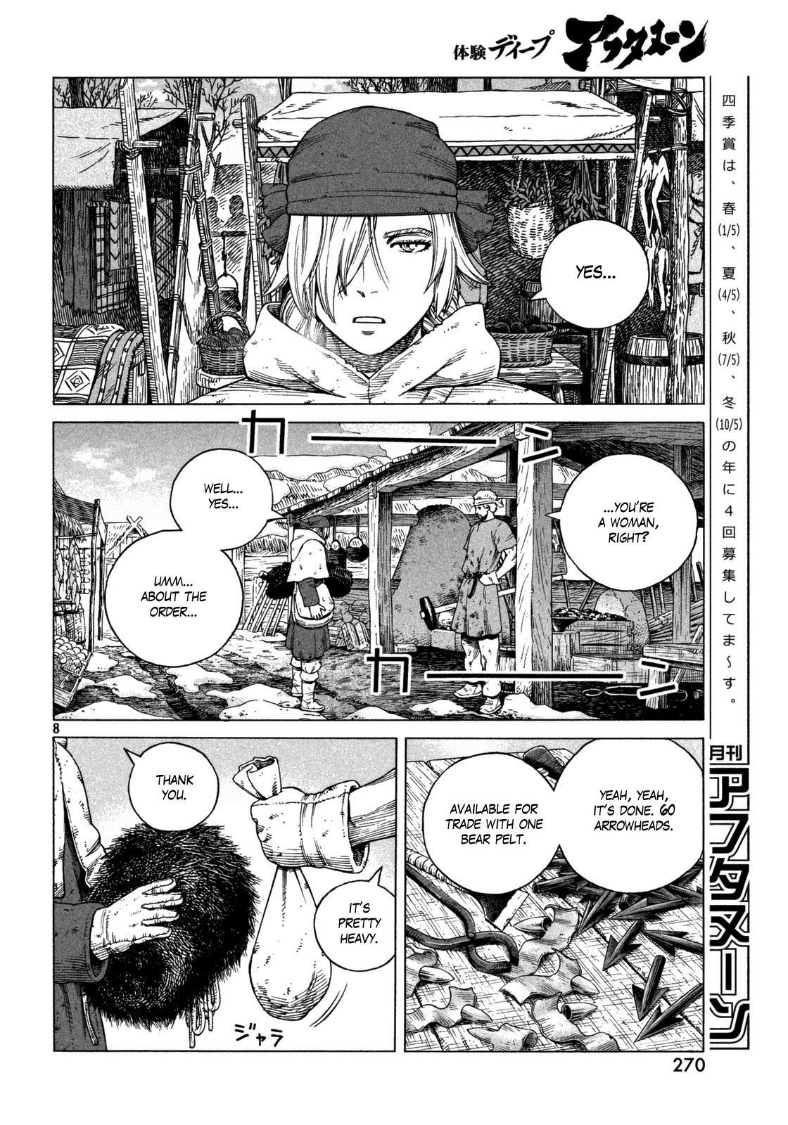 Vinland Saga Chapter 120 page 8 - Chapter 120 : The Hunter and the Hunted (007)