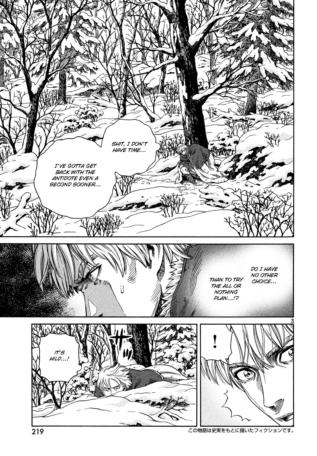 Vinland Saga Chapter 121 page 3 - Chapter 121 : The Hunter and the Hunted (008)