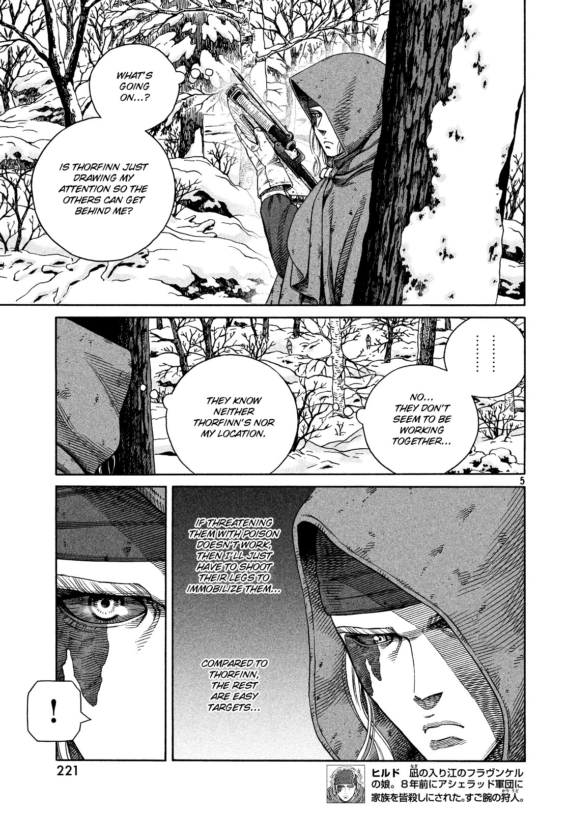 Vinland Saga Chapter 121 page 5 - Chapter 121 : The Hunter and the Hunted (008)
