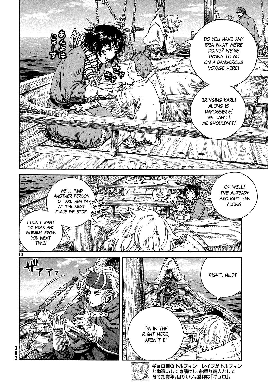 Vinland Saga manga, chapter 124, page 10 of 18