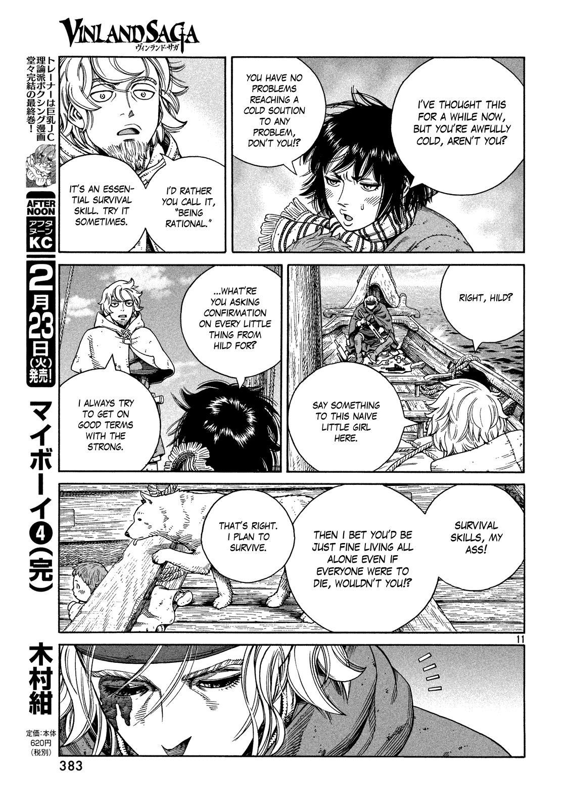Vinland Saga manga, chapter 124, page 11 of 18