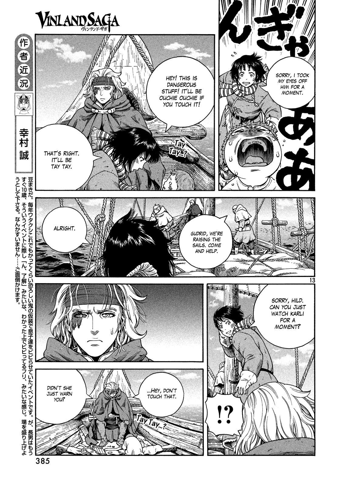 Vinland Saga manga, chapter 124, page 13 of 18