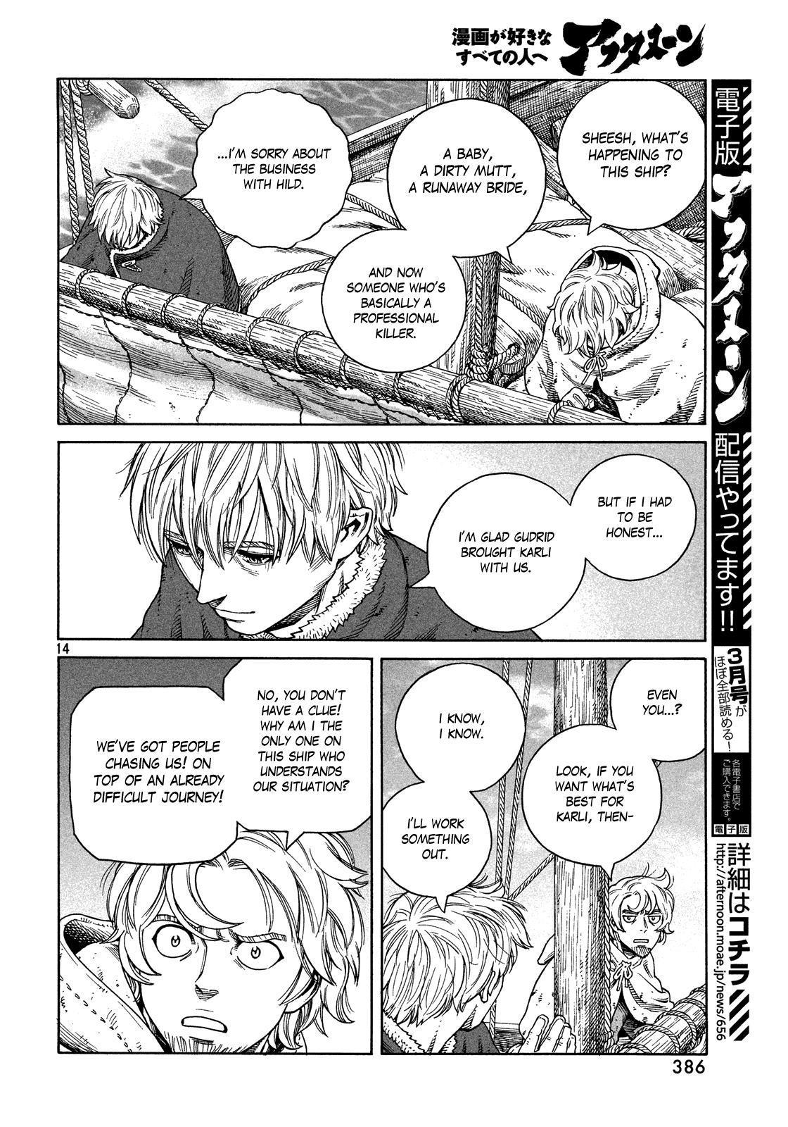 Vinland Saga manga, chapter 124, page 14 of 18