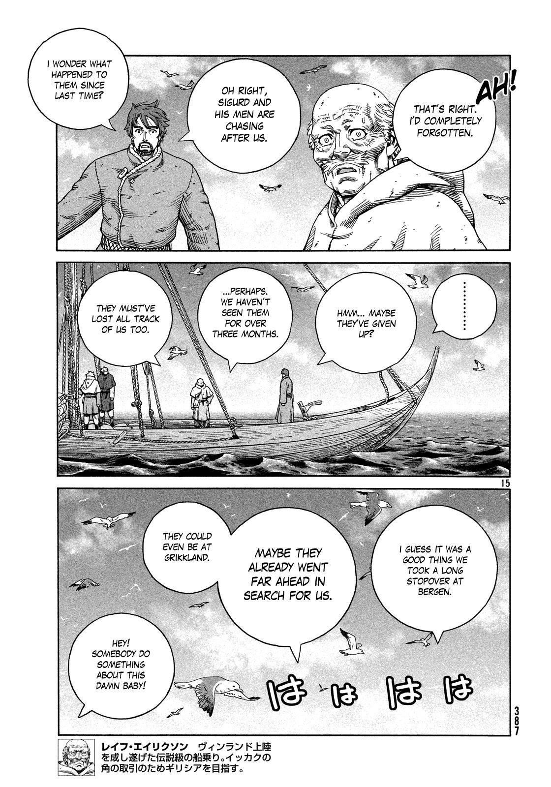 Vinland Saga manga, chapter 124, page 15 of 18