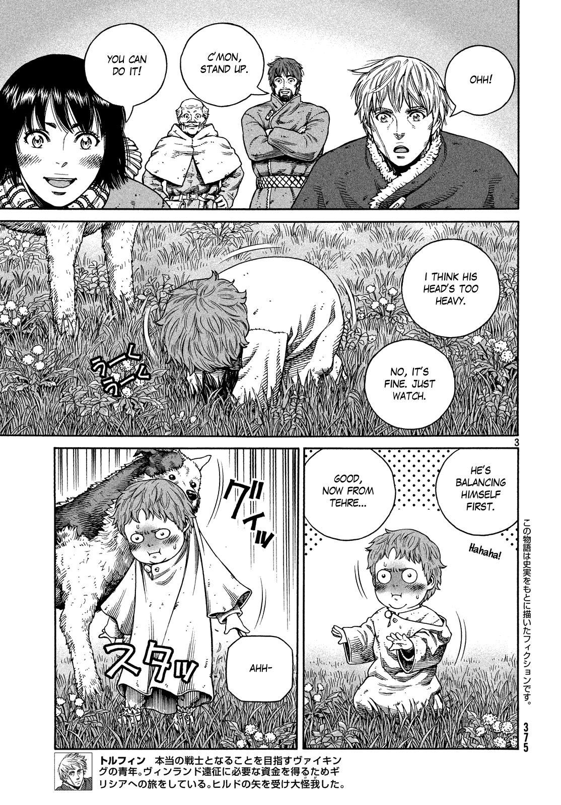 Vinland Saga manga, chapter 124, page 3 of 18