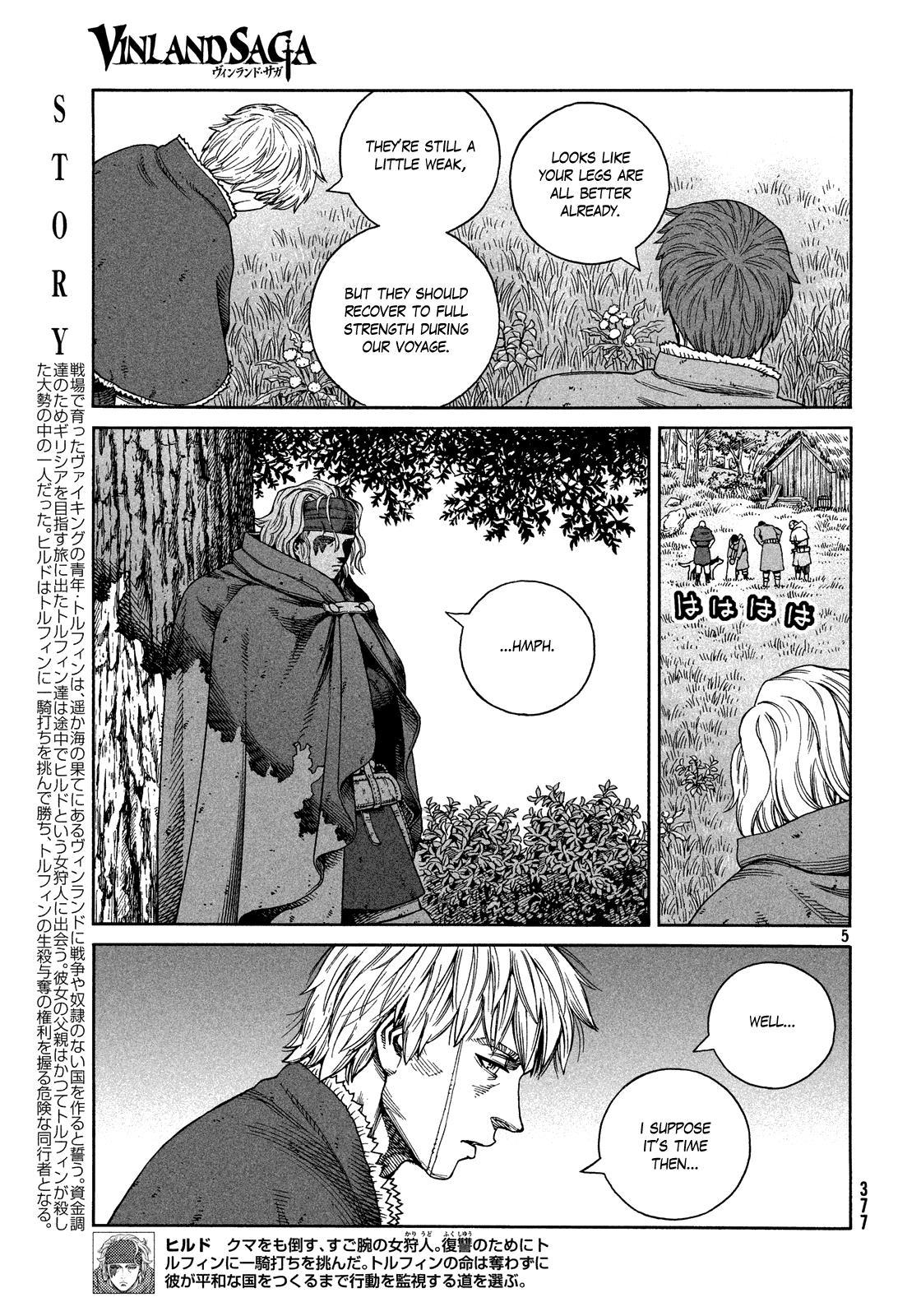 Vinland Saga manga, chapter 124, page 5 of 18