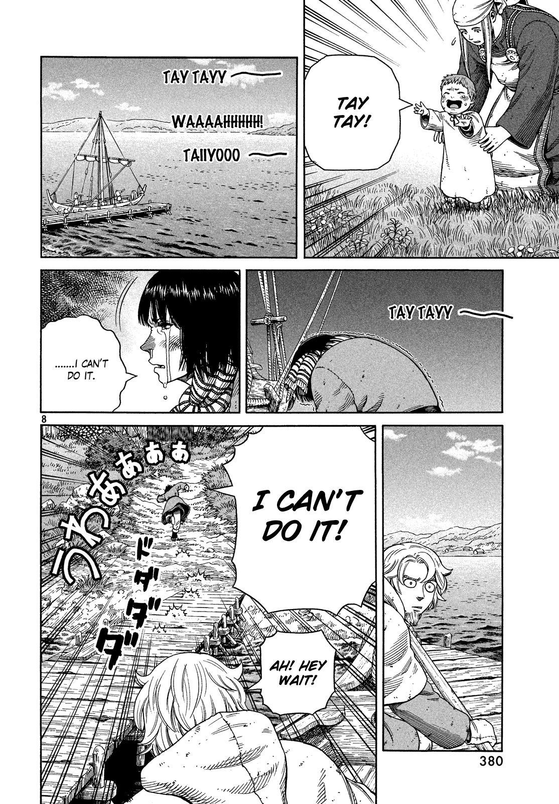 Vinland Saga manga, chapter 124, page 8 of 18