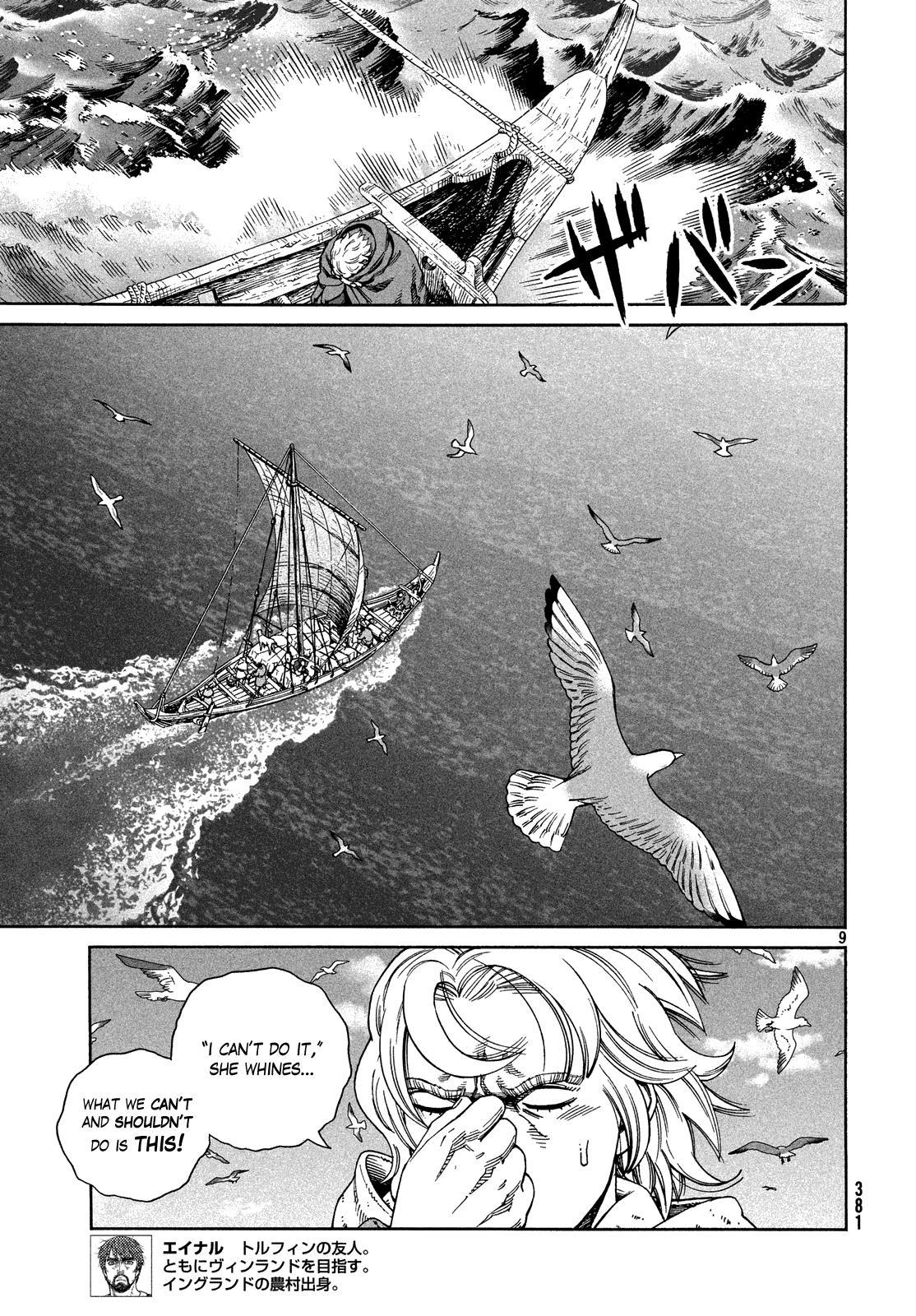 Vinland Saga manga, chapter 124, page 9 of 18