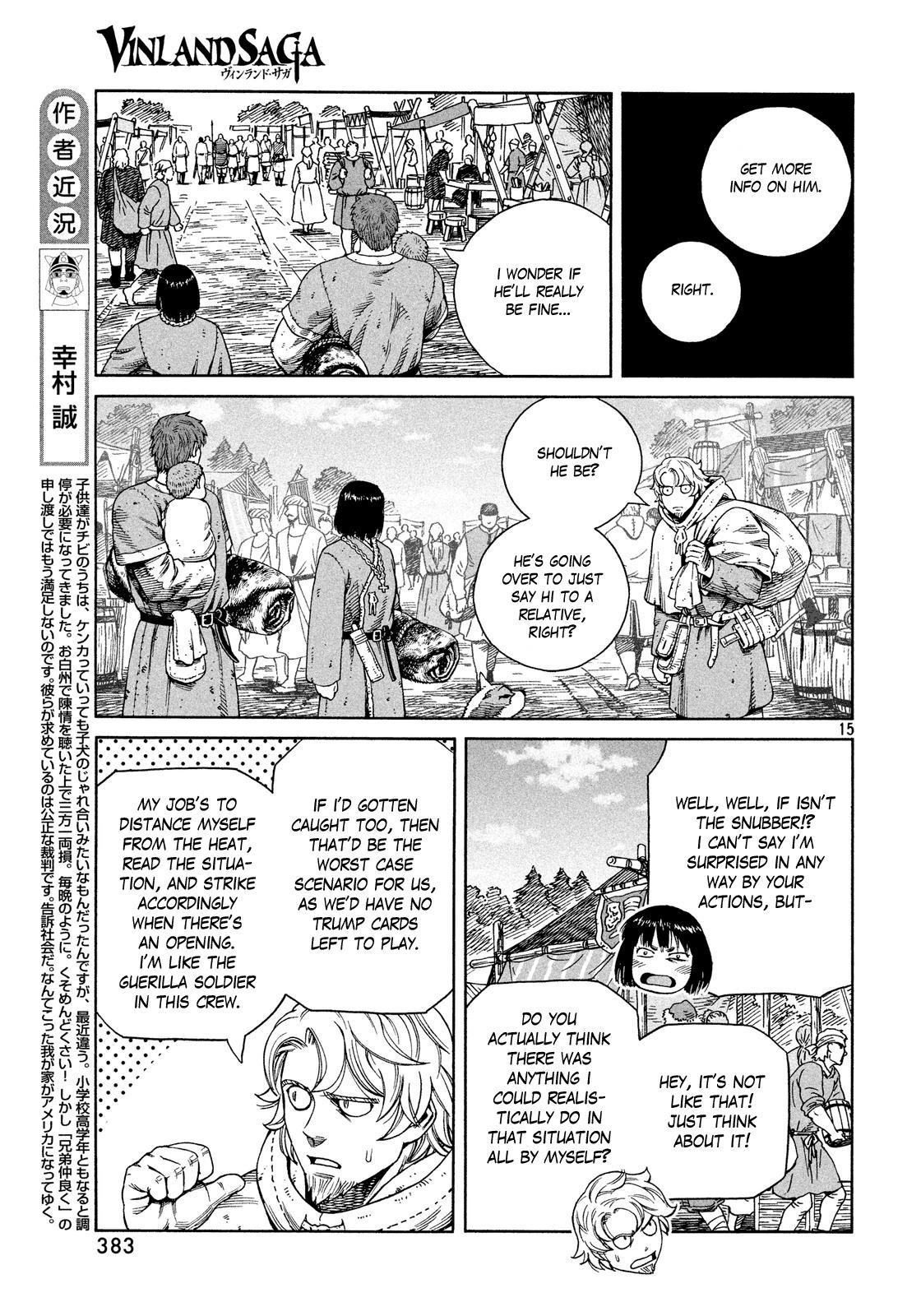 Vinland Saga manga, chapter 126, page 15 of 26