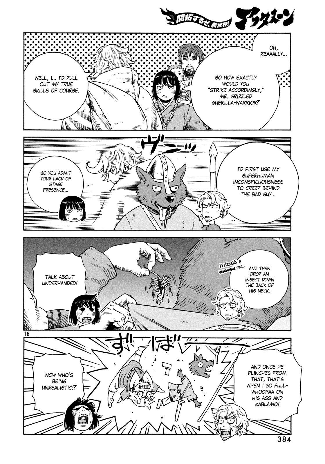 Vinland Saga manga, chapter 126, page 16 of 26