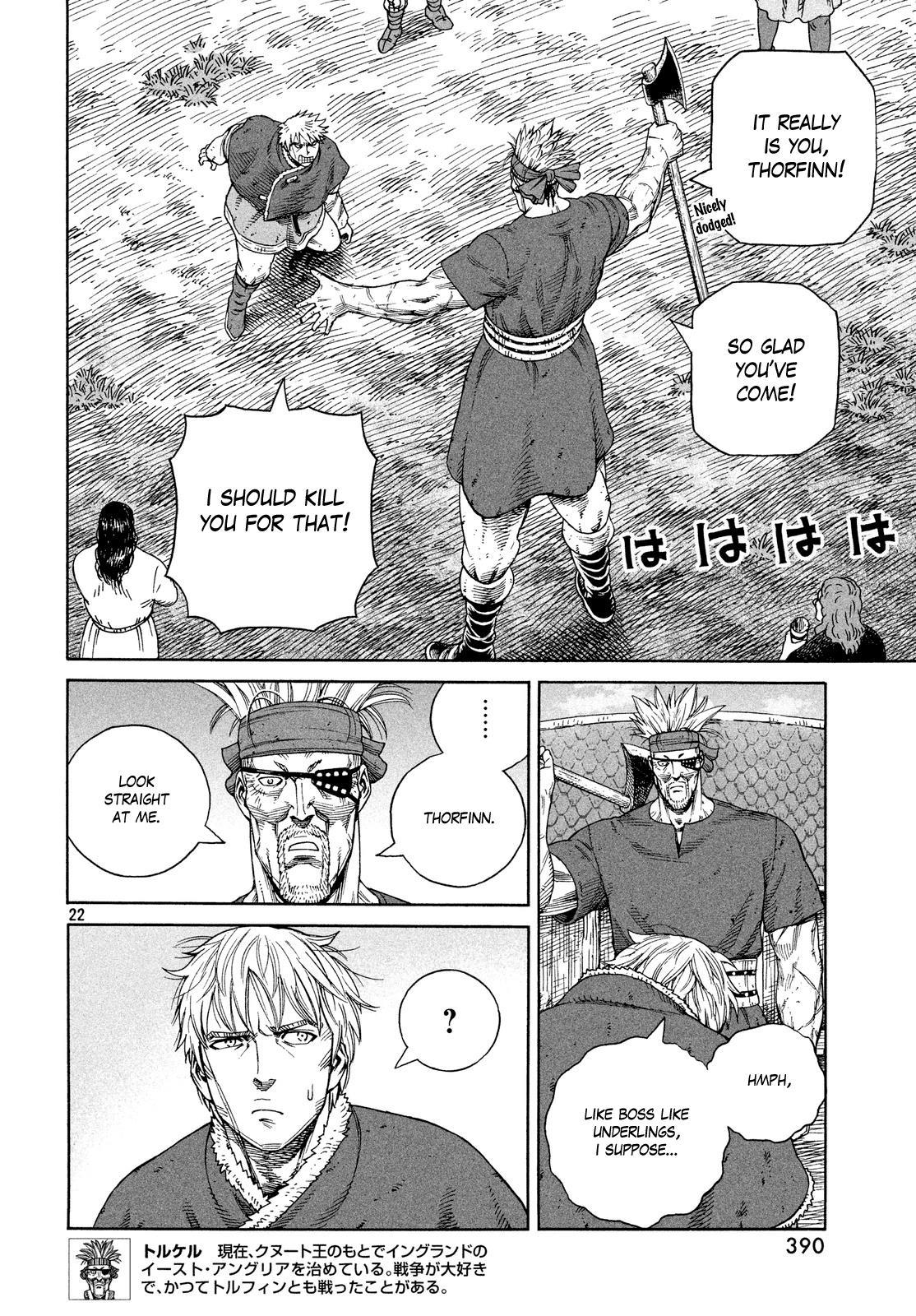 Vinland Saga manga, chapter 126, page 22 of 26